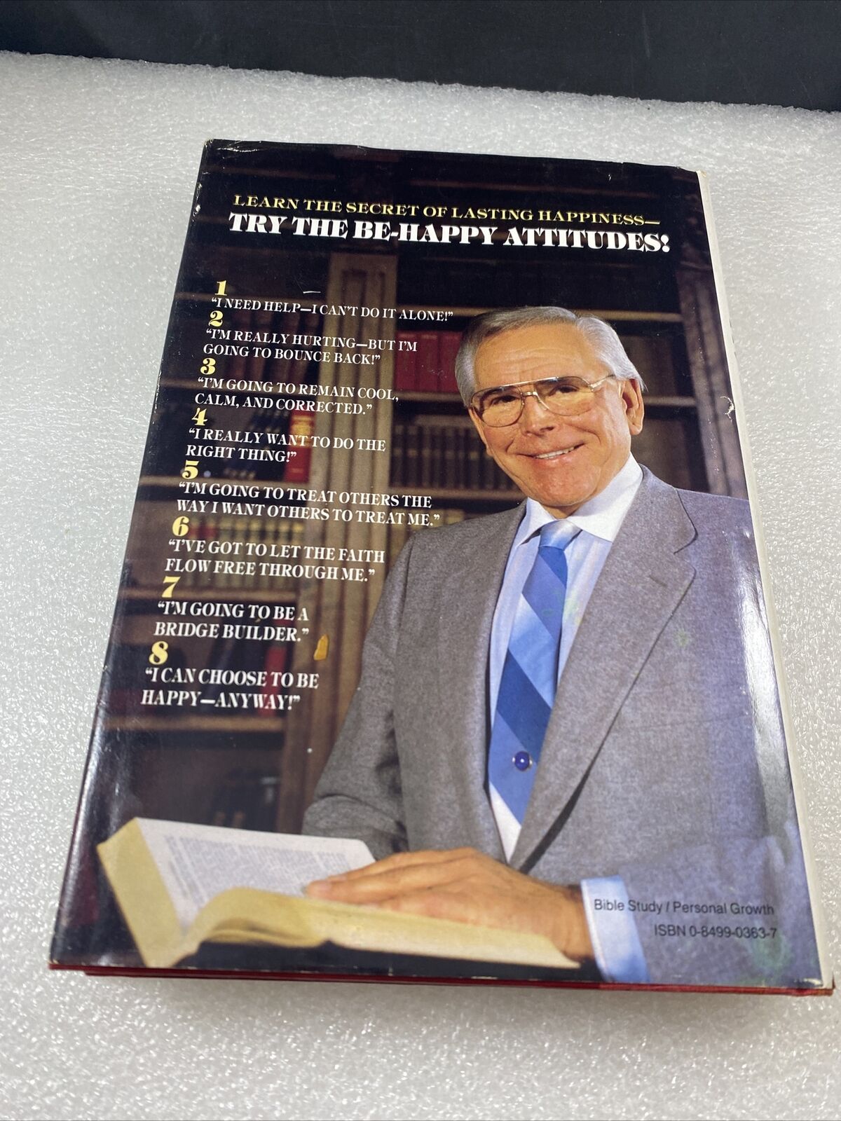 The Be (Happy) Attitudes - Hardcover By Robert Schuller - Vintage 80s Self Help