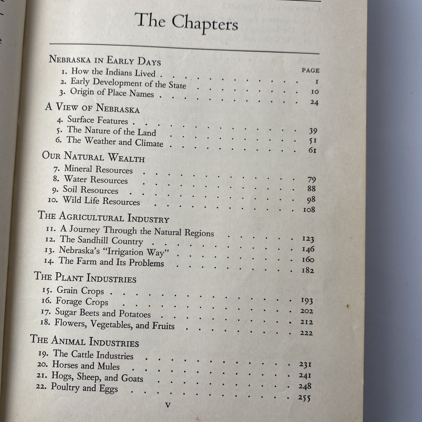 Nebraska History Book GEOGRAPHY AGRICULTURE INDUSTRIES OF NEBRASKA 1934 Antique