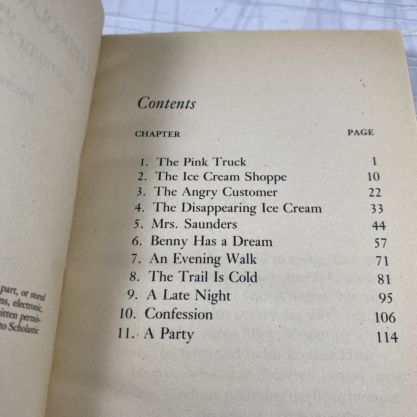 Boxcar Children #46: The Chocolate Sundae Mystery : 1st PRINTING Good