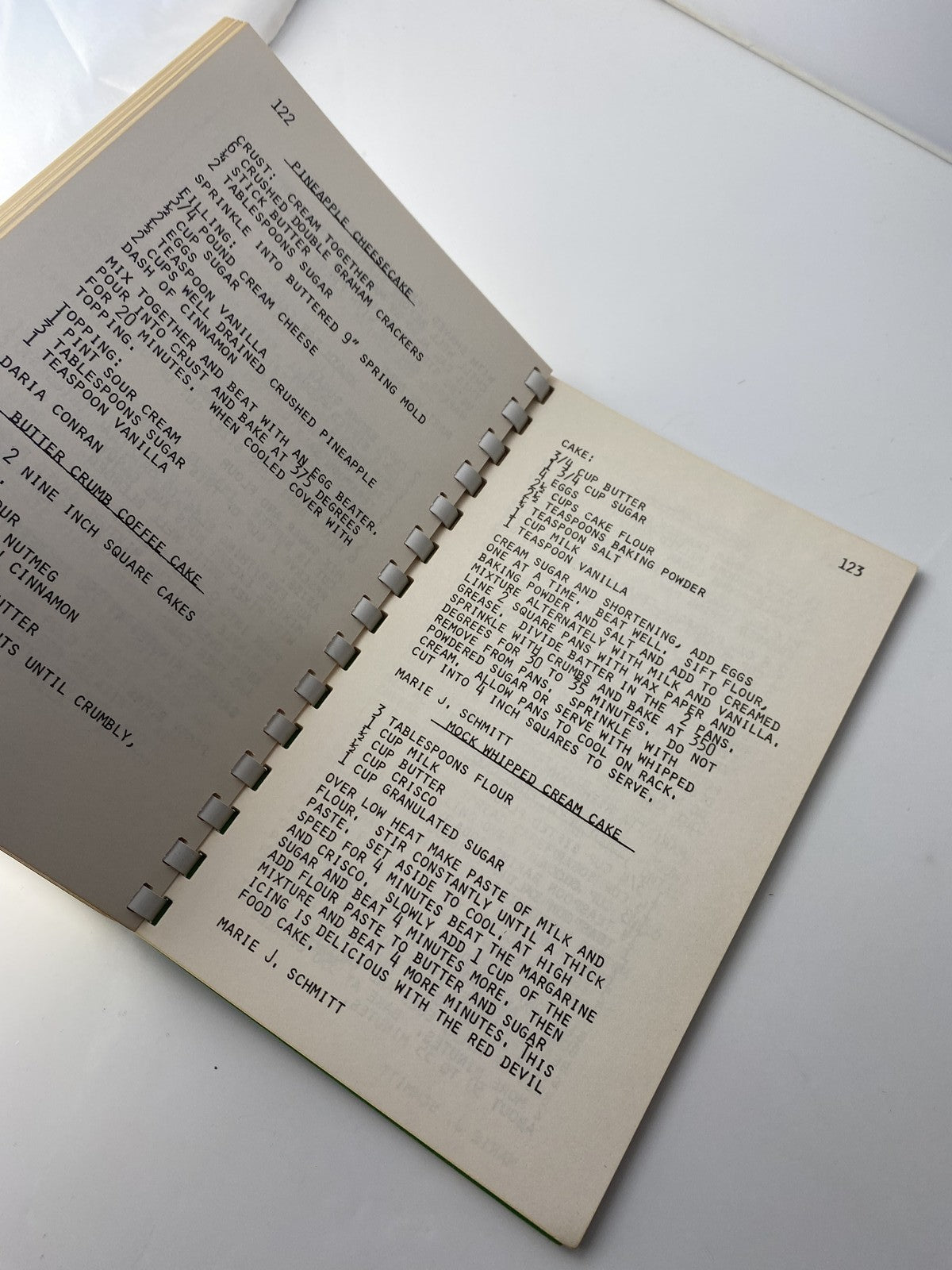Vintage 1977 St. Gerard Majella Cookbook Missouri Spiral Bound Church Recipe Boo