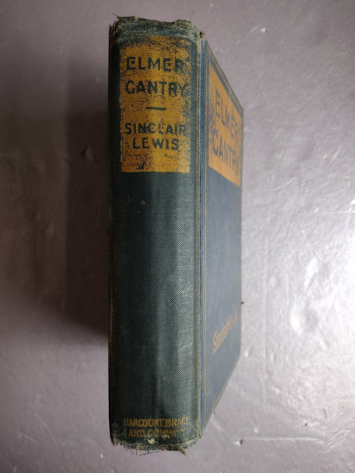 Elmer Gantry Sinclair Lewis 1927 First Edition Classic Literature Harcourt Brace