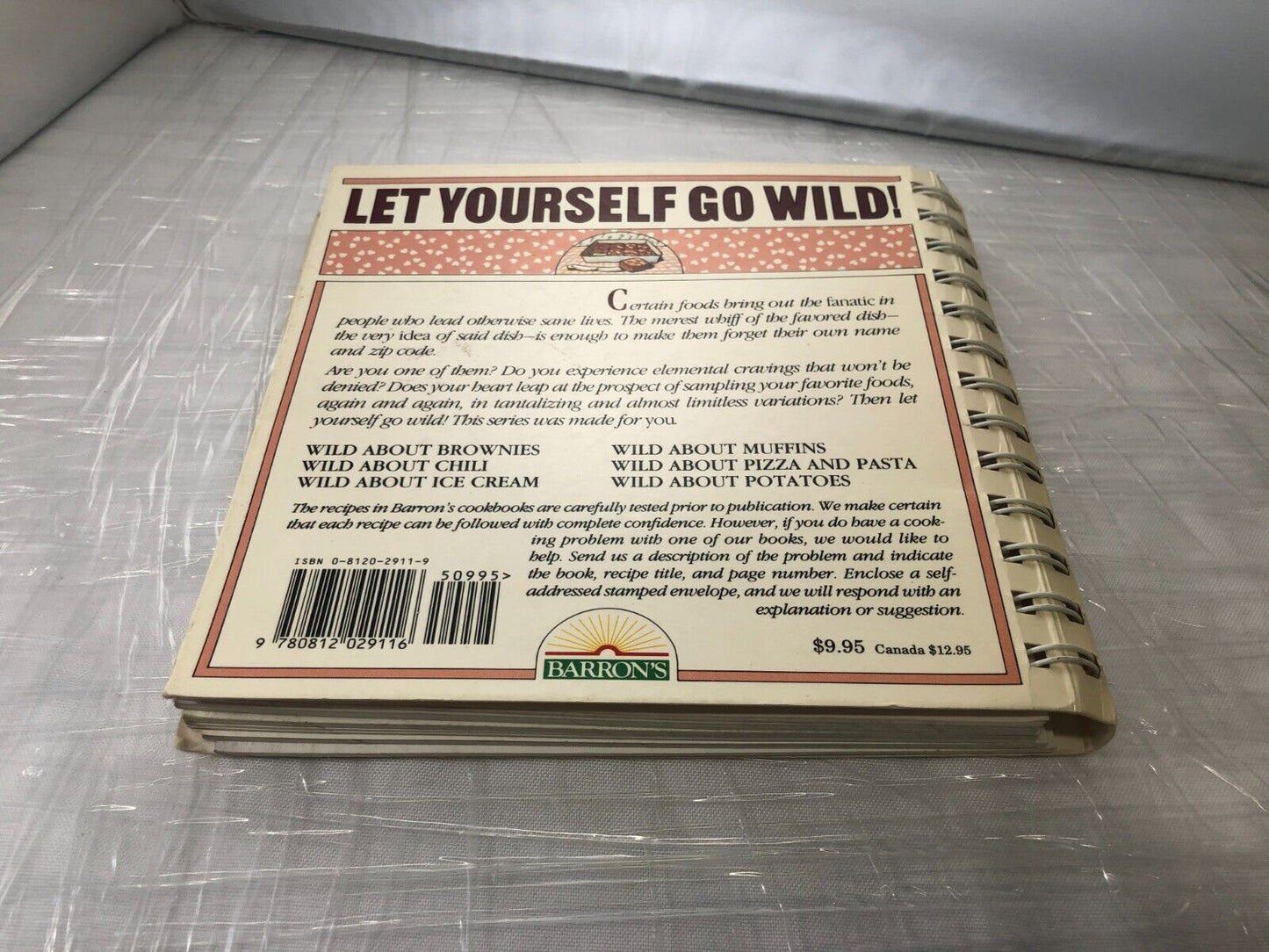 RARE VINTAGE DESSERT COOKBOOK Wild About Brownies Spiral Bound