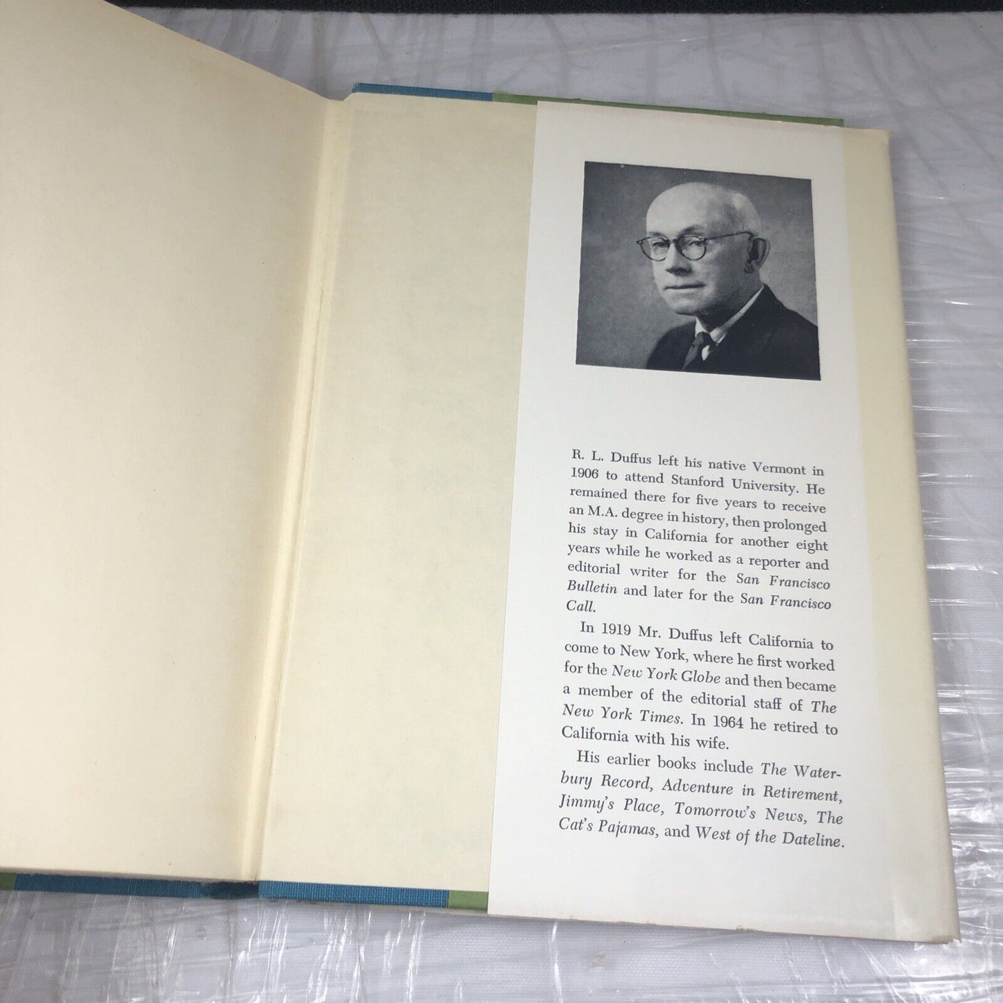 The polar route to time gone by by R. L. Duffus Hardcover Good Vintage Travel