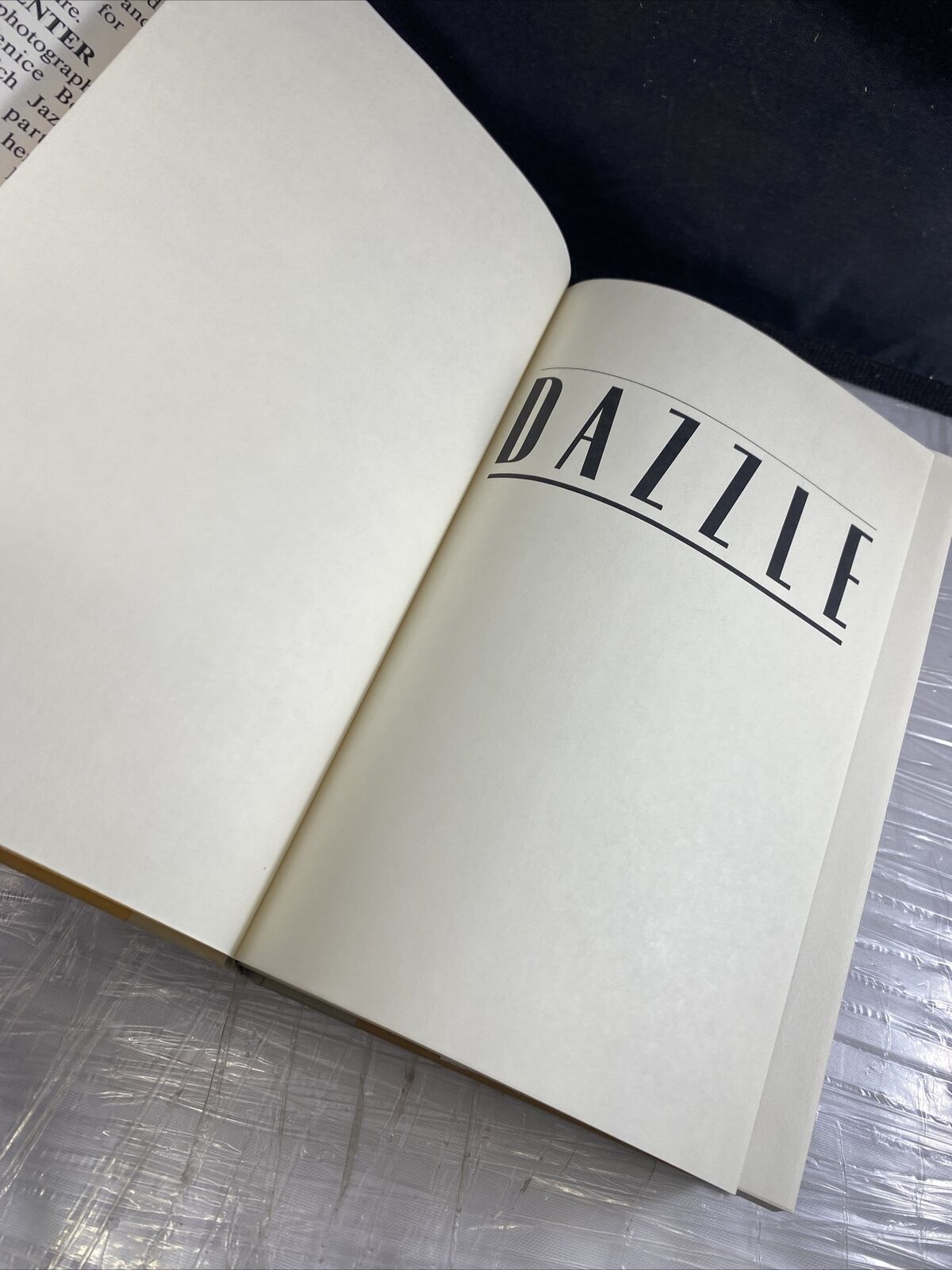 Judith Krantz Dazzle LARGE PRINT HB Hardcover w/Dust Jacket 1990 1st Edition