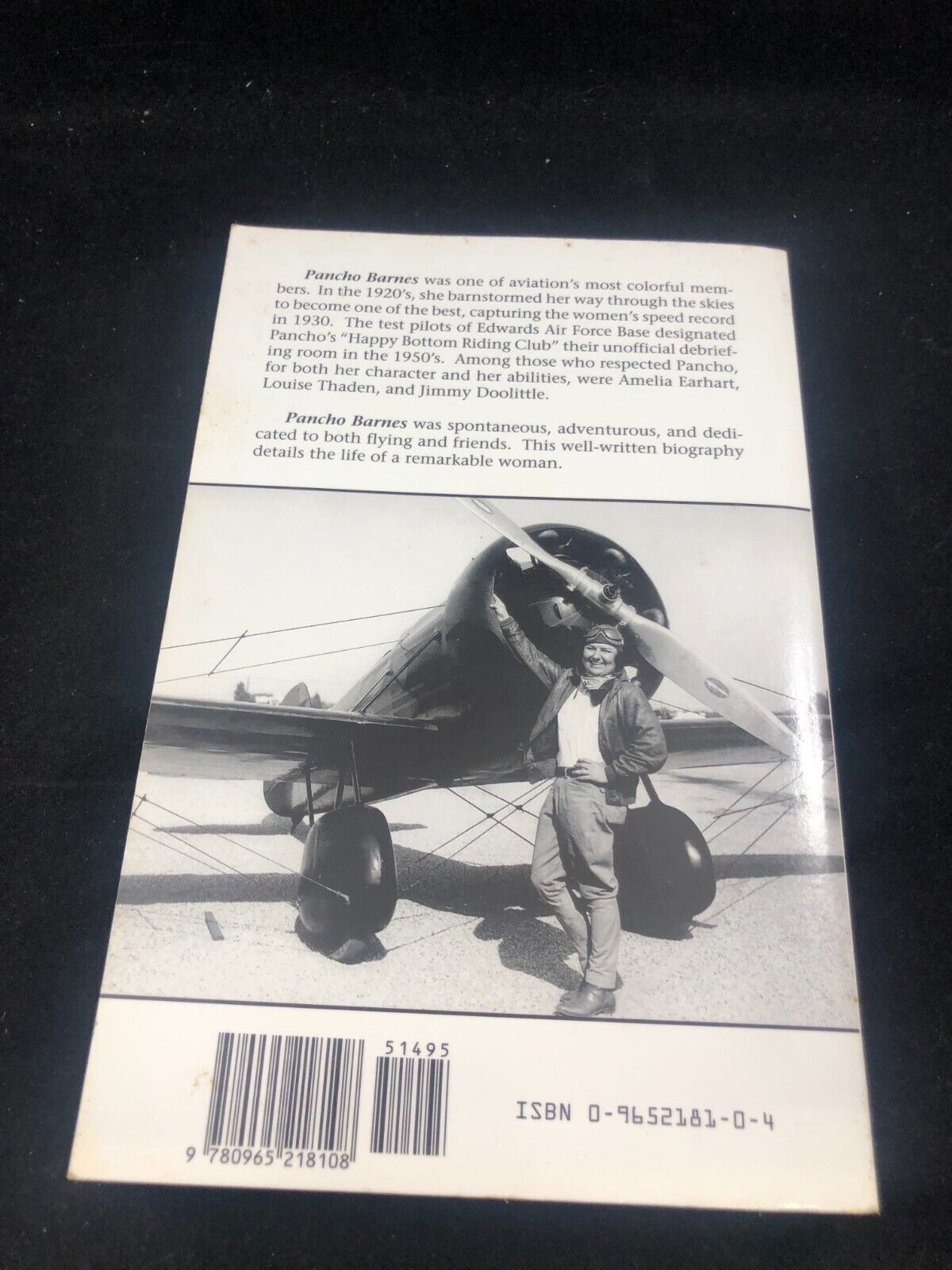 Pancho: Biography of Florence Lowe Barnes SIGNED by Barbara H. Schultz 1996 PB
