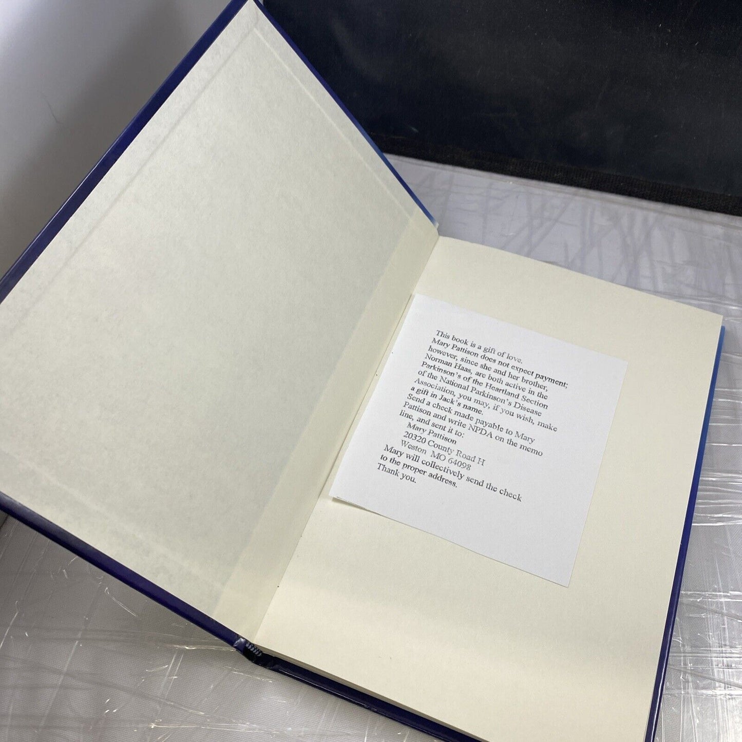 Rare Local Print Memoir My Father’s Words Albert Jack Haas Mary Pattison VG