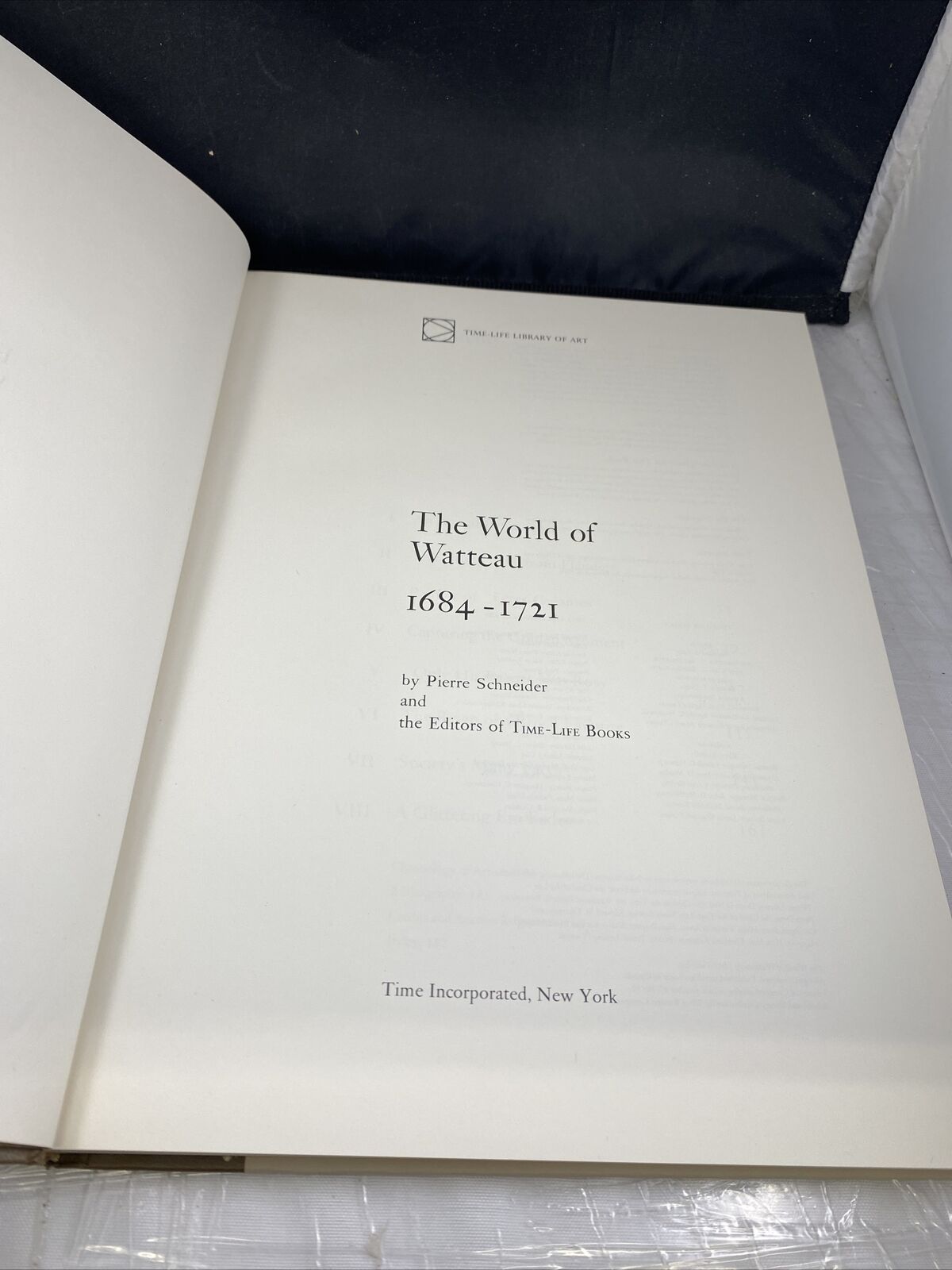 The world of Watteau 1684-1721 Time-Life library of art Vintage W Slip Case