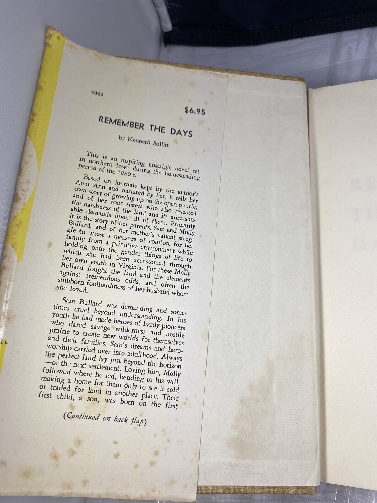 Remember the Days by Kenneth Sollitt, 1971, Hardcover Dust Jacket Vintage 70s