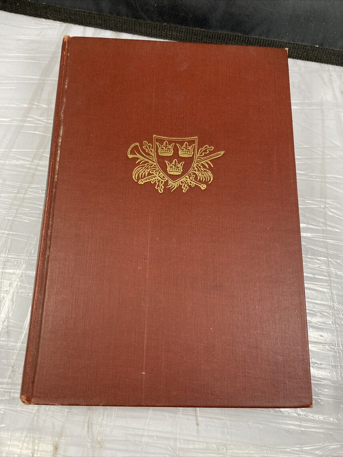 The Black Rose by Thomas B. Costain Hardcover Doubleday Vintage 40s Red Novel