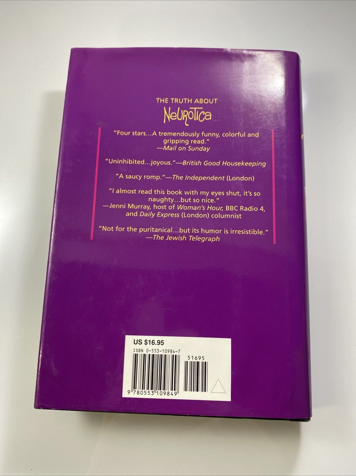 Neurotica Hardcover Sue Margolis First Printing! Rare Book Very Good No Marks