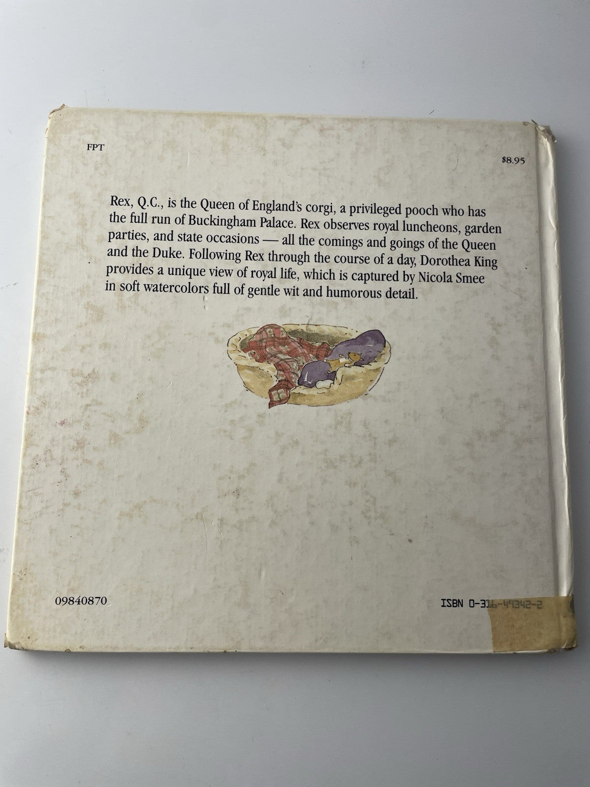 Vintage Childrens Book Rex Q.C. By Dorothea King Illustrated Nicola Smee