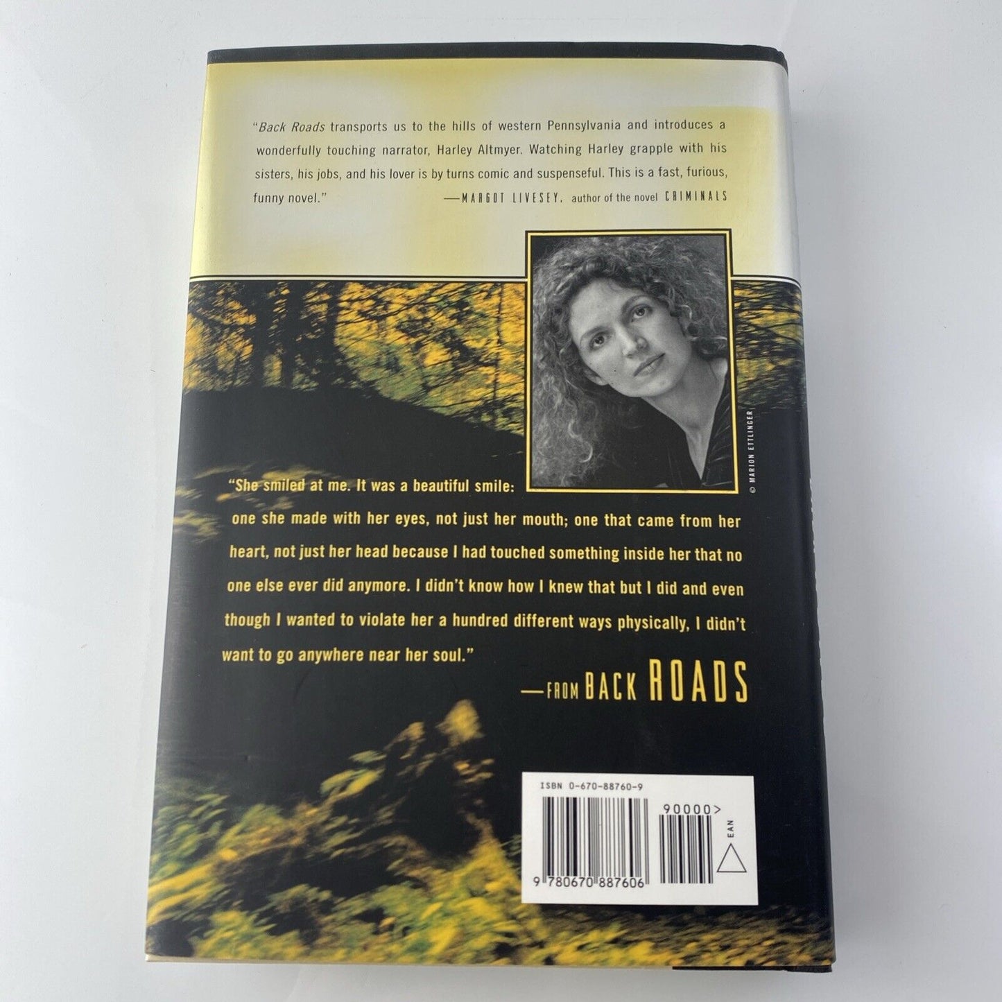 Back Road A Novel Twani O'dell Hardcover 2000 Very Good Condition