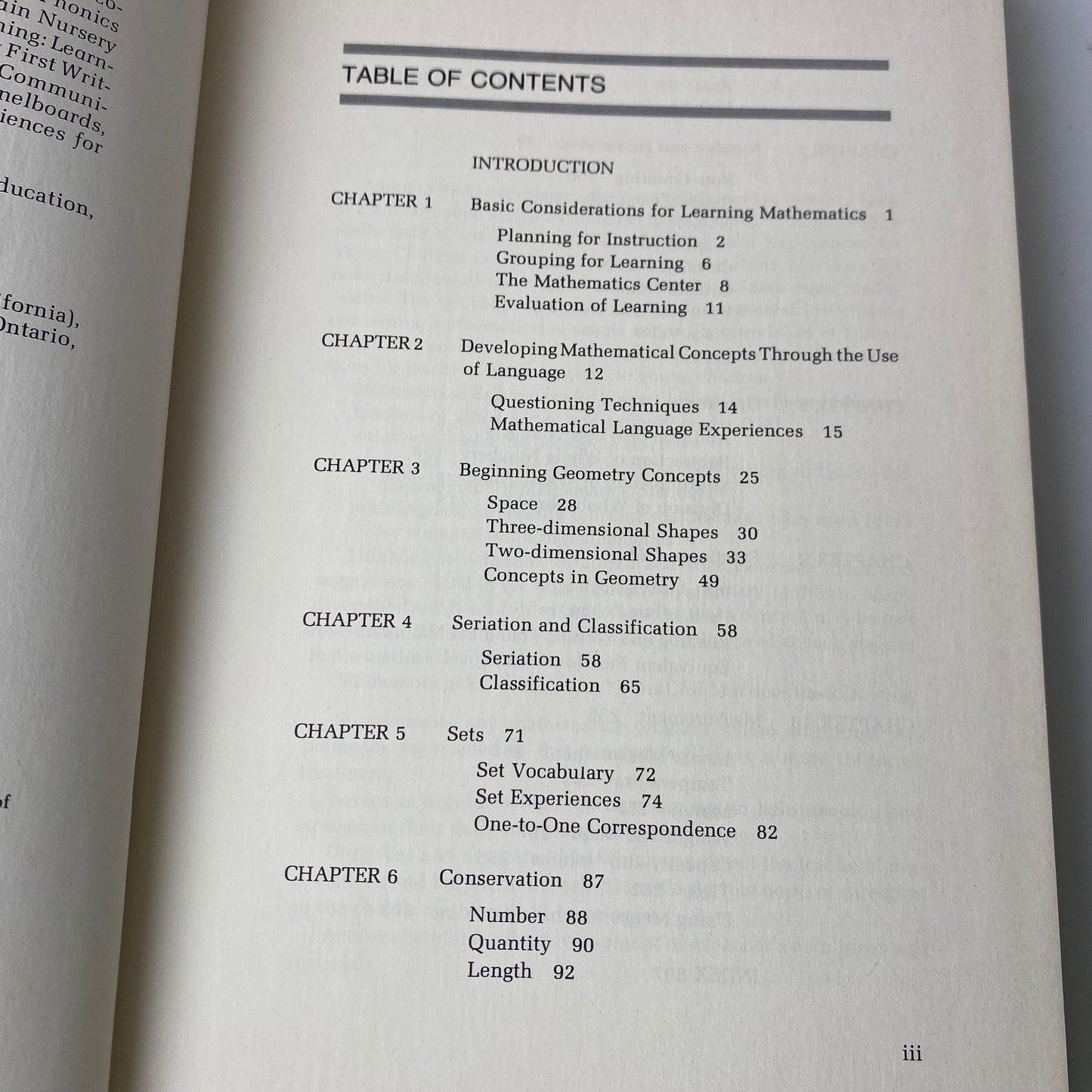 Vintage 70s Mathematical Experiences for Young Children Scott Garner 1978