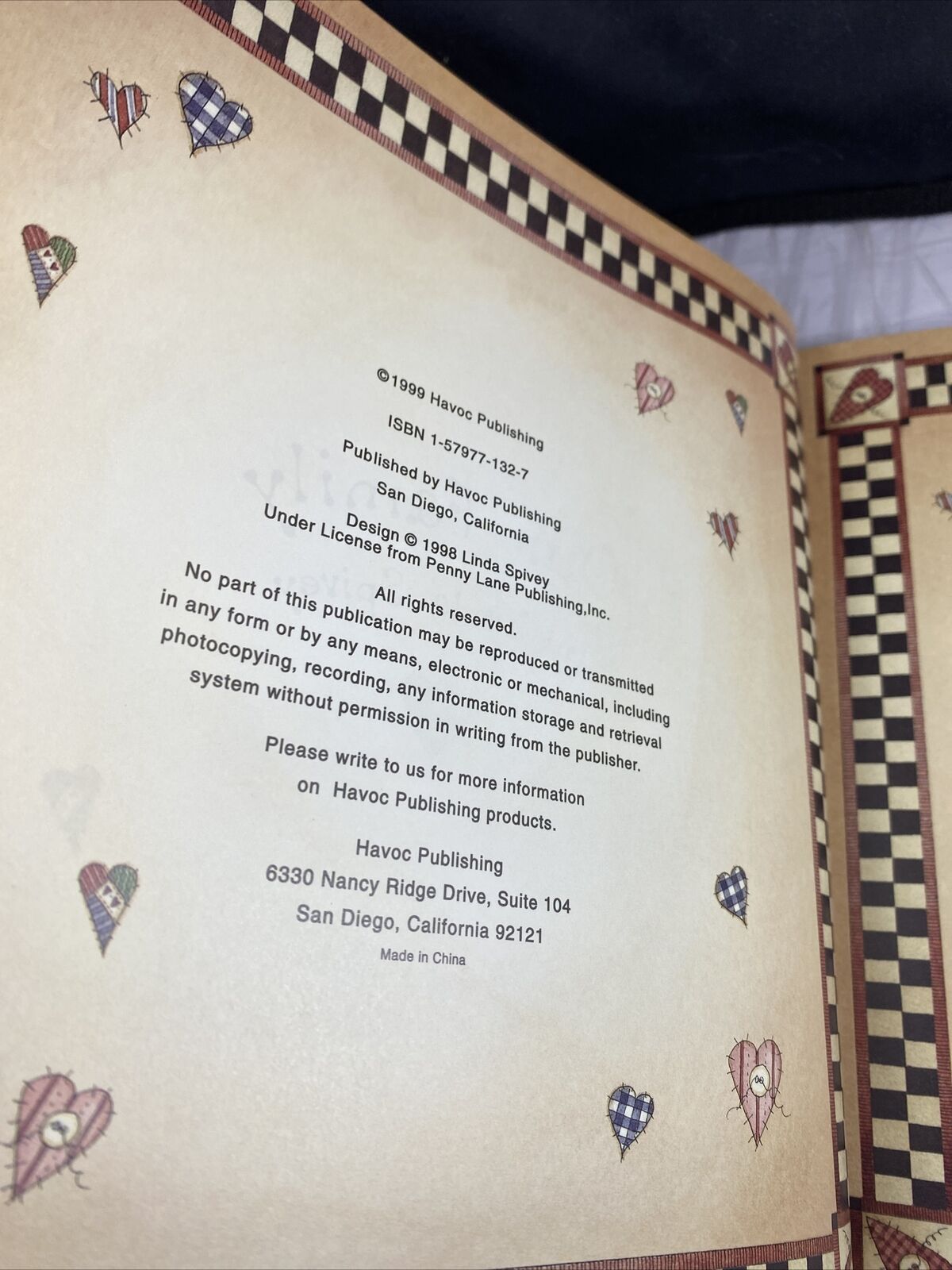 Our Family Record Book of Love Linda Spivey Memories Family Tree Hardback