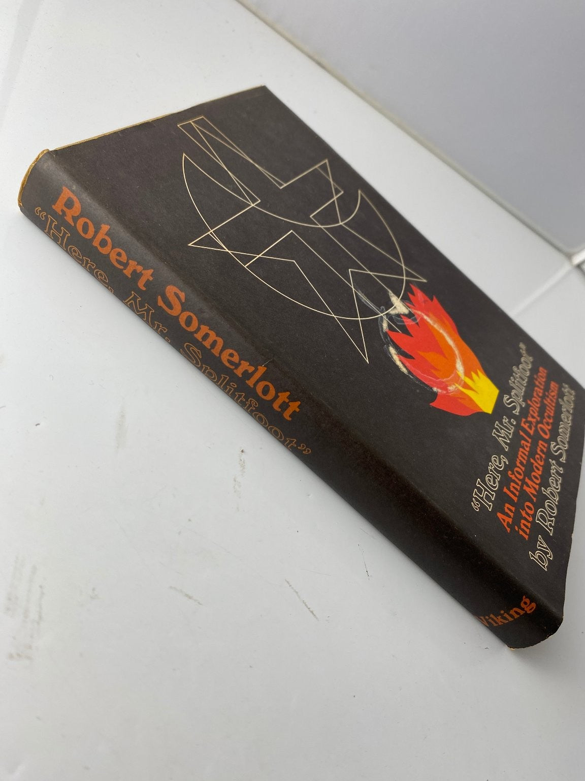 "Here Mr. Splitfoot" Robert Somerlott 1971 First Edition Occult Viking