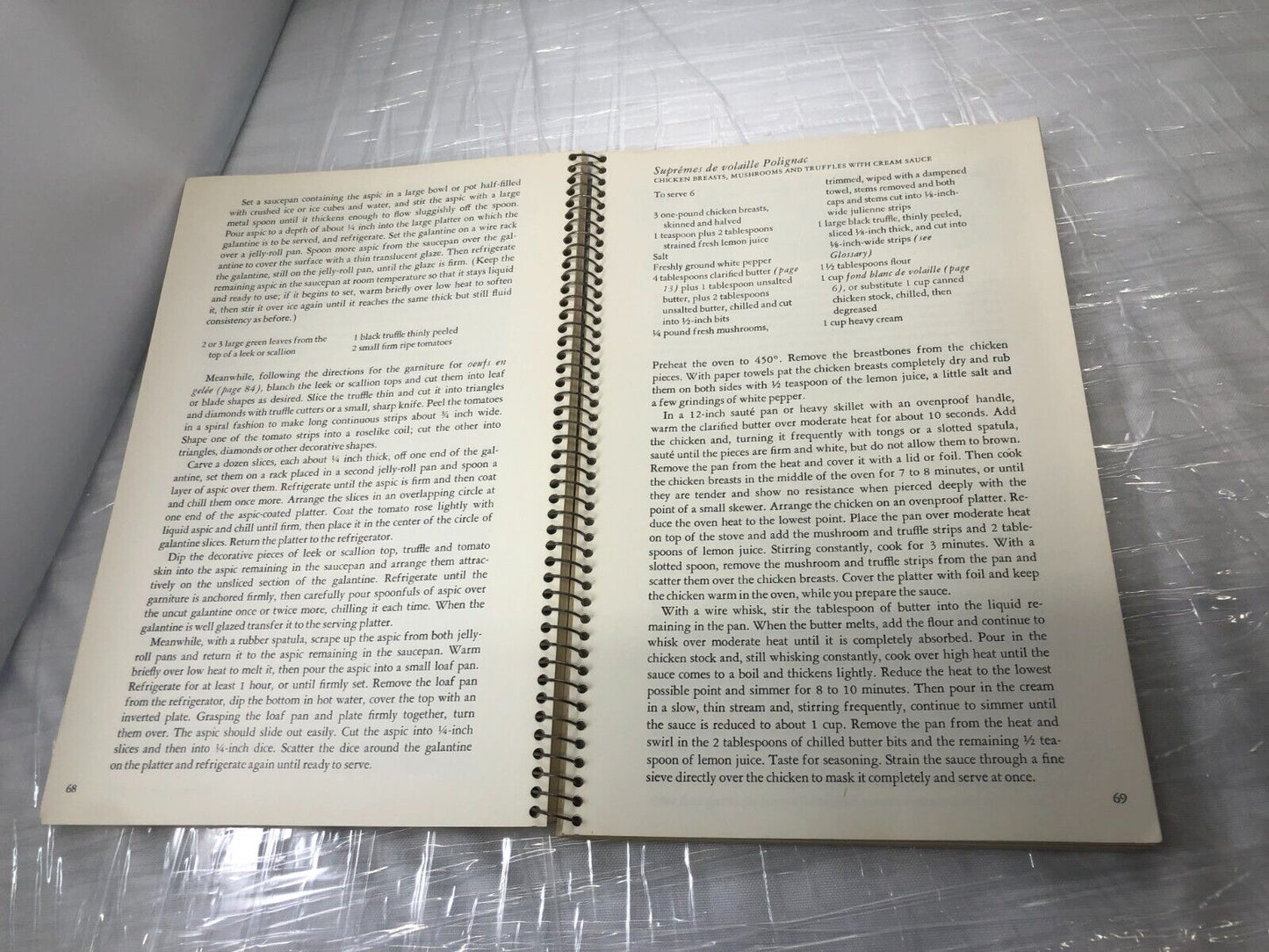 RARE VINTAGE Classic French Cooking (Time Life Foods of the World series) Recipe