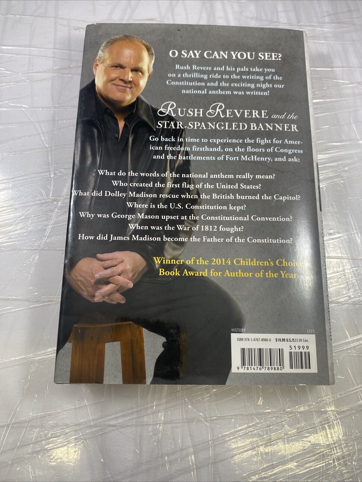 Rush Revere and the Star-Spangled Banner - Hardcover - VERY GOOD