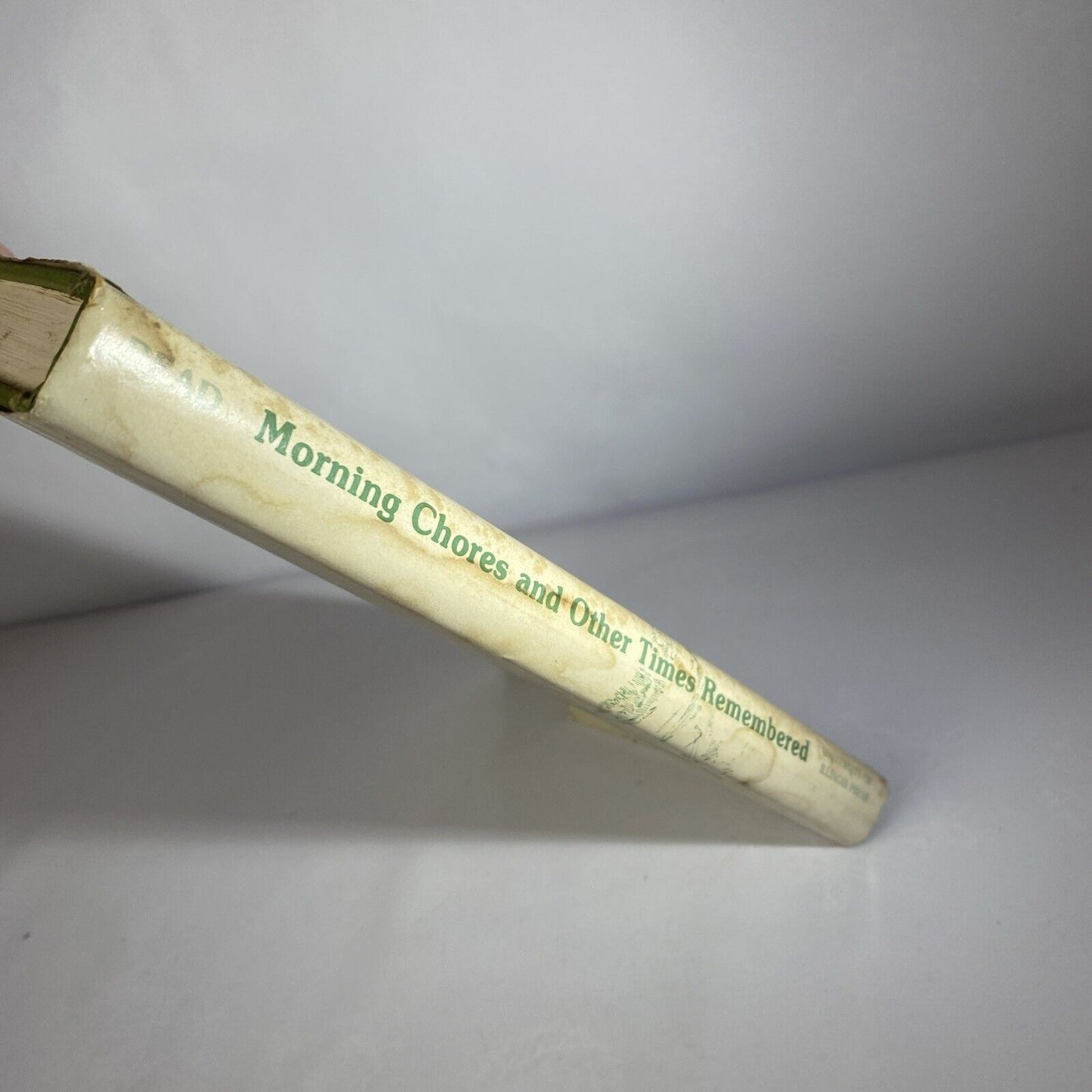 Morning Chores and Other Times Remembered - Hadley Read 1978 Hardcover Memoir
