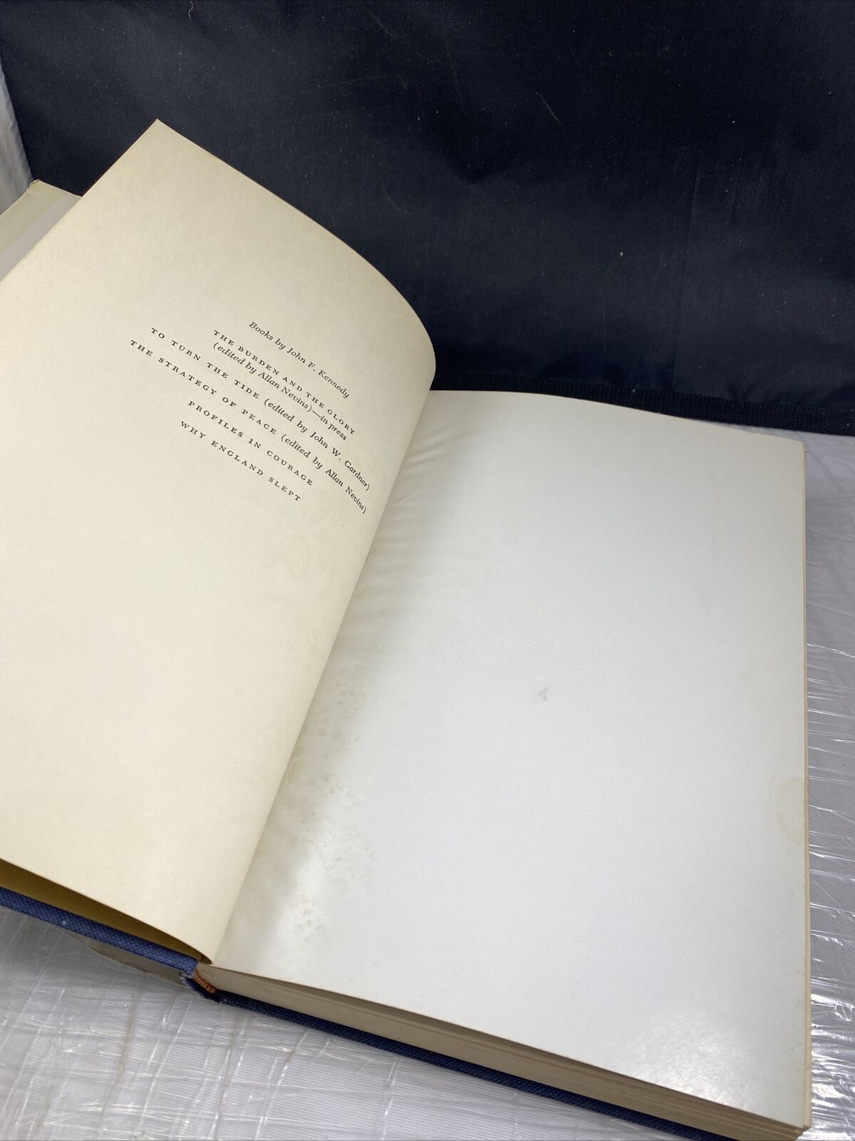 Profiles In Courage By John F Kennedy Memorial Edition RFK 1964 HC DJ 1st Print
