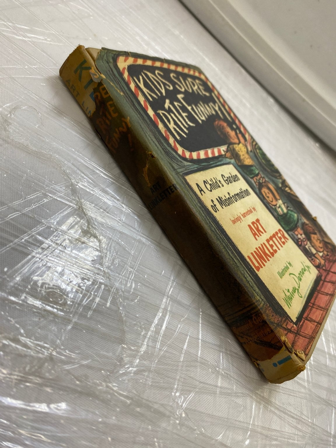 Kids Sure Rite Funny Art Linkletter 1962 Book Club Edition Humor