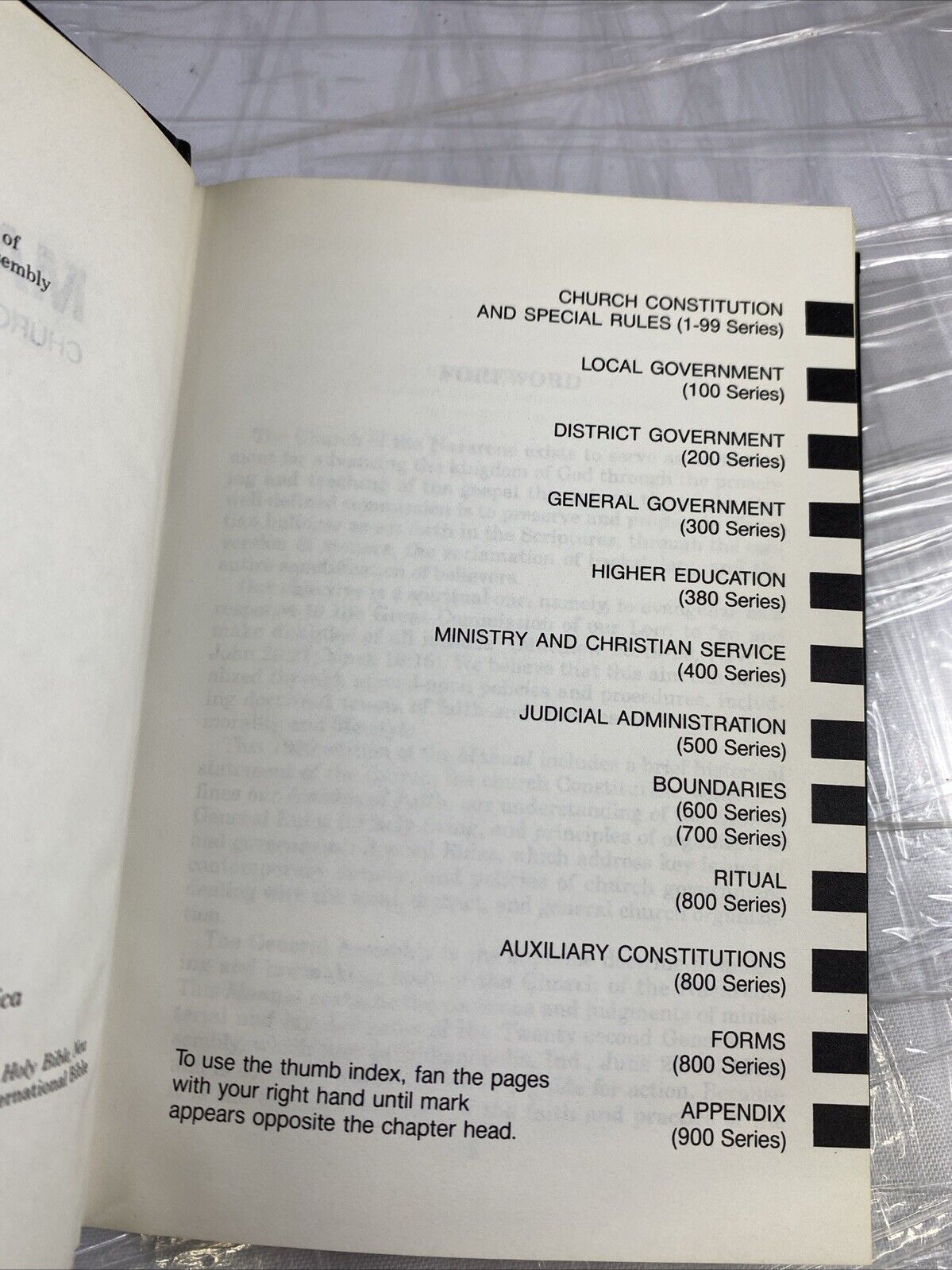 1989 Manual, Church of the Nazarene Christian Ritual Guidebook Kansas City Print