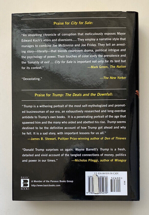 Rudy An Investigative Biography of Rudolph Giuliani by Wayne Barret HCDJ