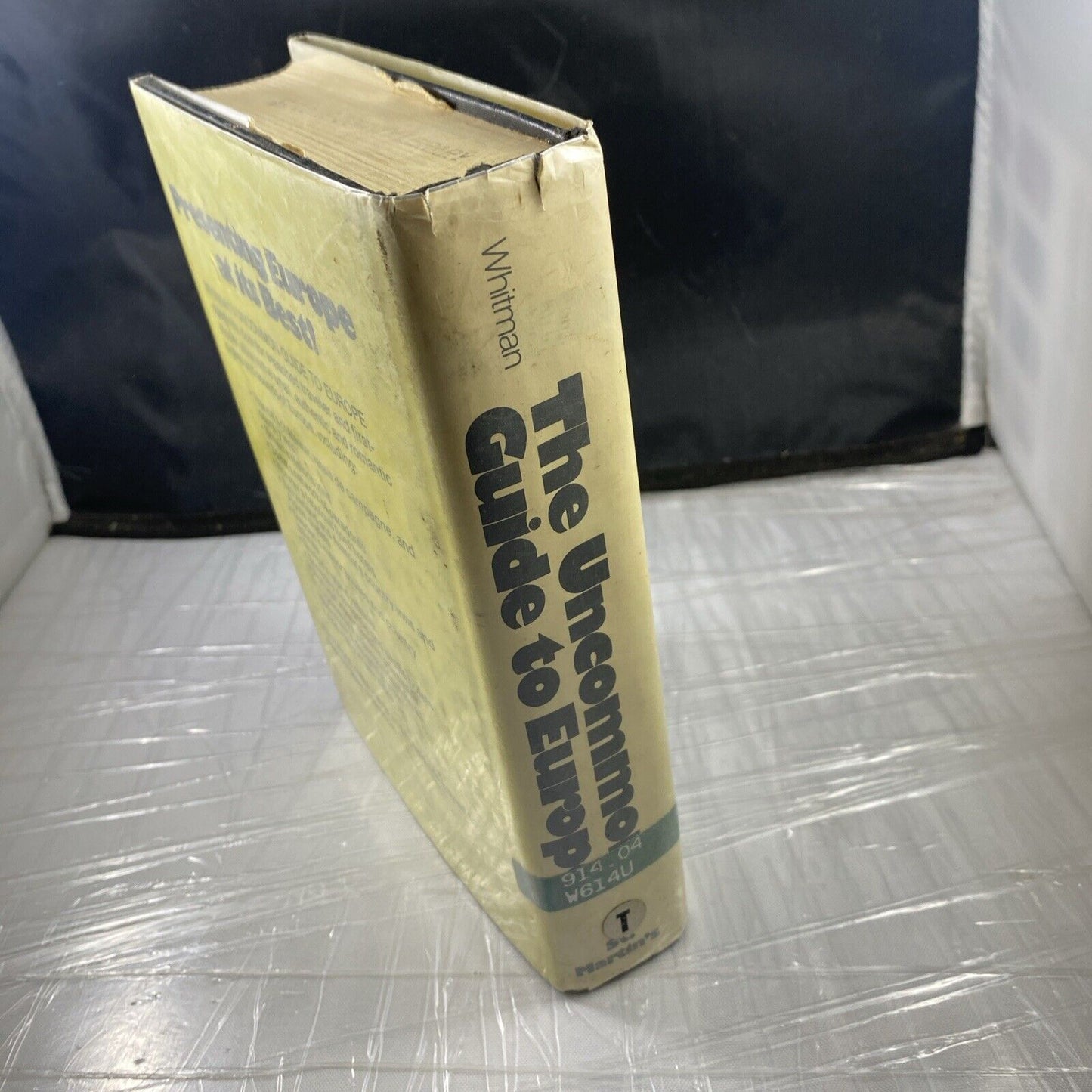 The uncommon guide to Europe John Whitman Rare Travel Guide Vintage Ex Library