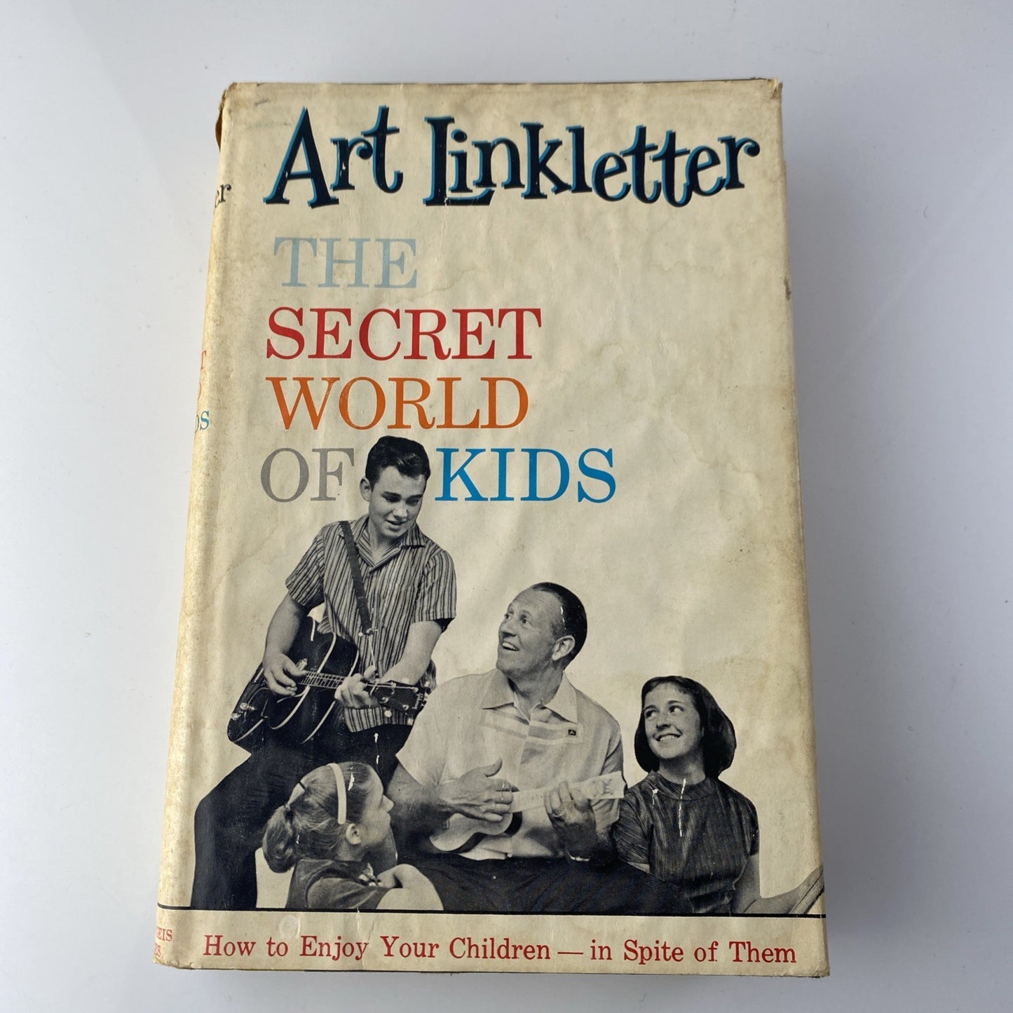 1959. The Secret World of Kids by Art Linkletter, HBw/dj 1st, LINKLETTER SIGNED!