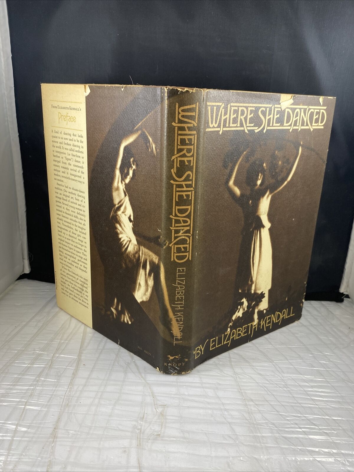Elizabeth Kendall WHERE SHE DANCED 1st Ed. Vintage 70s Dancing History