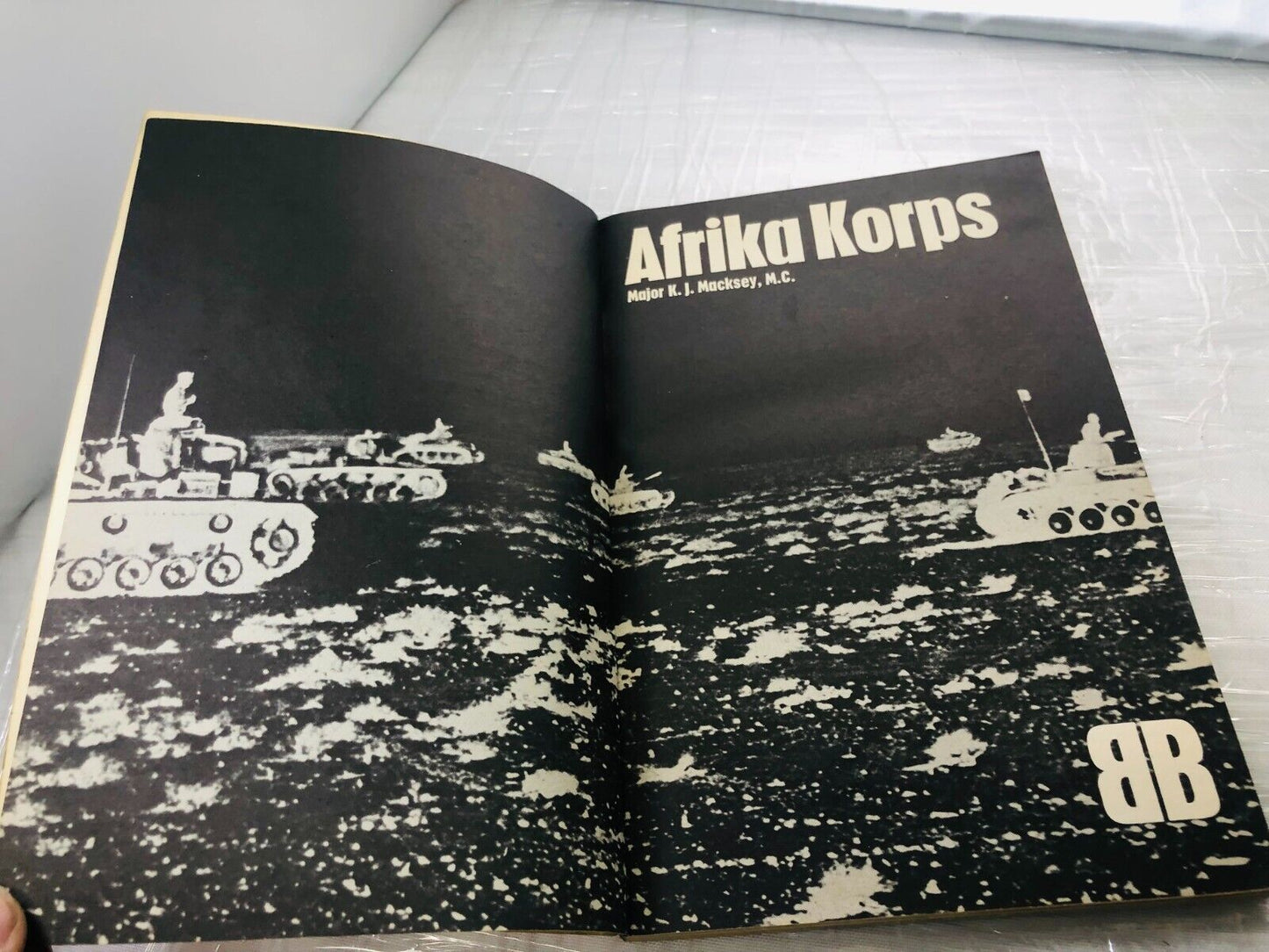 Afrika Korps by Major K. J. Macksey, M.C., Paperback, first ed. 2nd print 1972