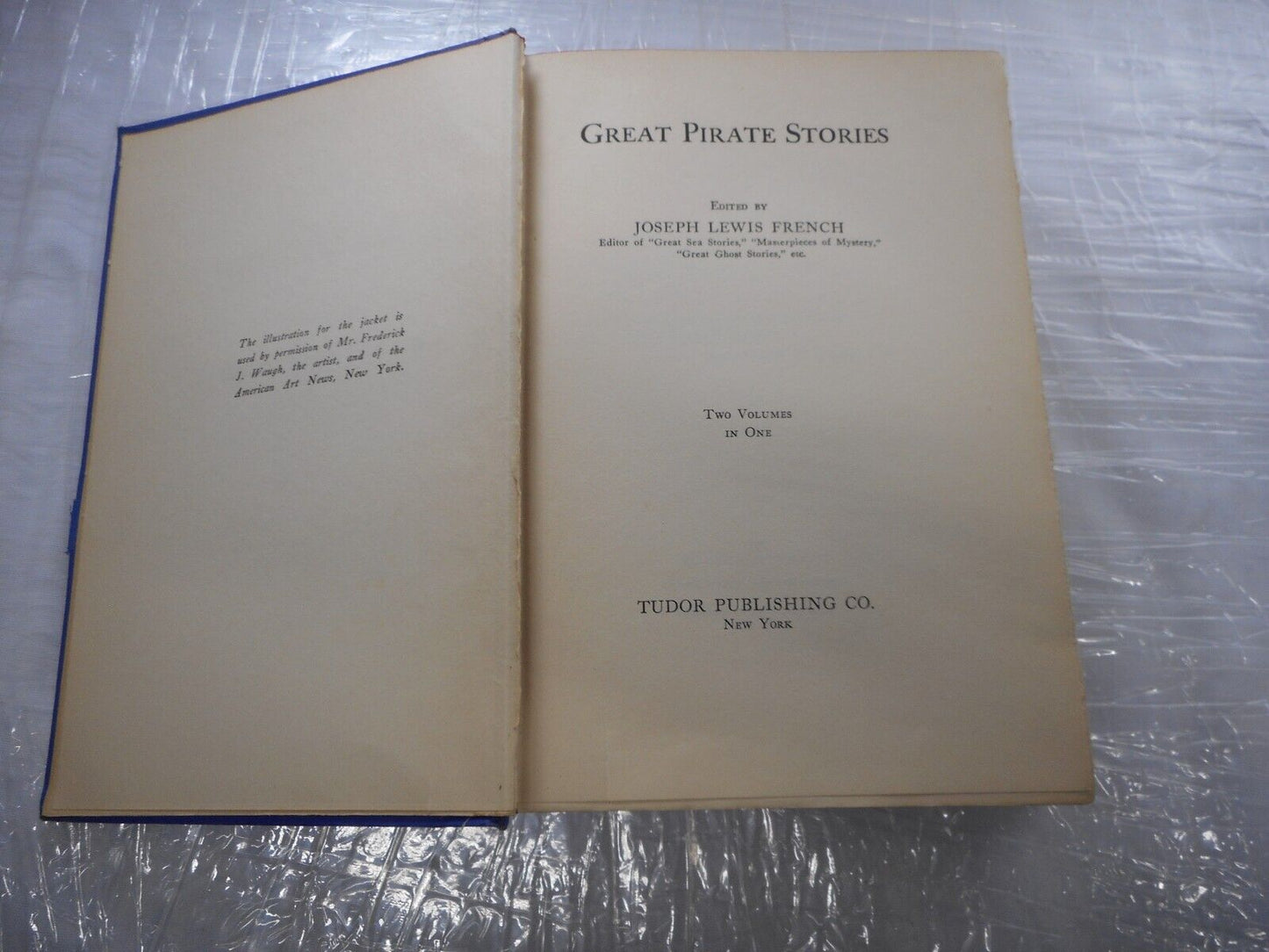 Great Pirate Stories edited by Joseph Lewis French 1922 HC Barbossa Story