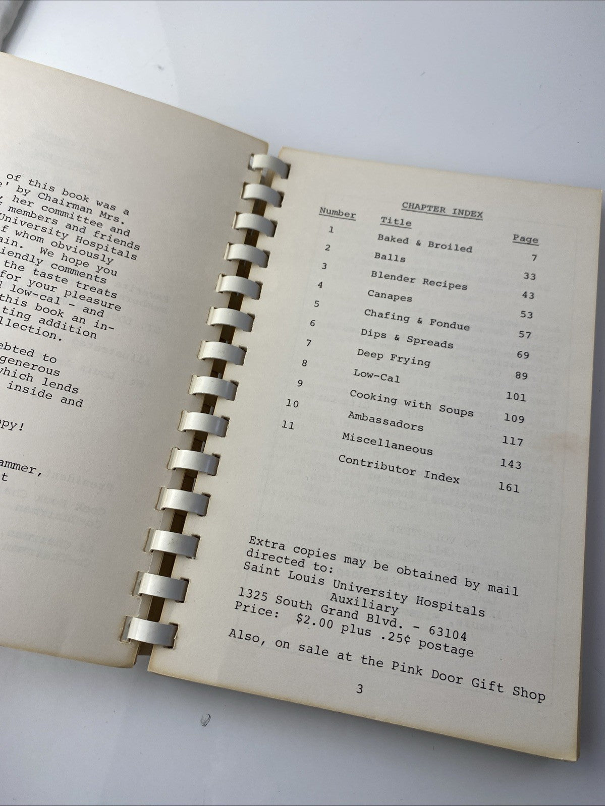 Rare Midwest St. Louis University Hospital Auxiliary Happy Hour Recipes Cookbook