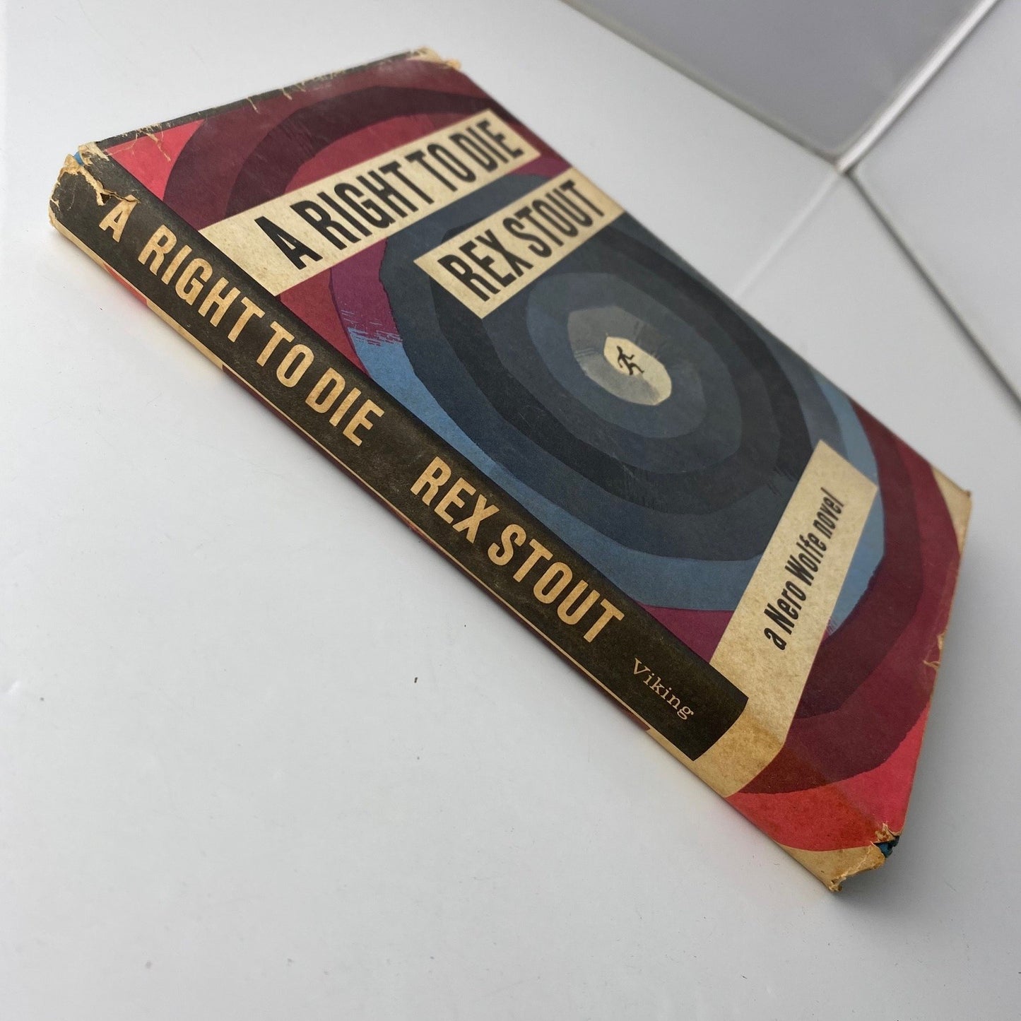 A Right to Die Rex Stout 1964 First Edition Nero Wolfe Mystery Viking