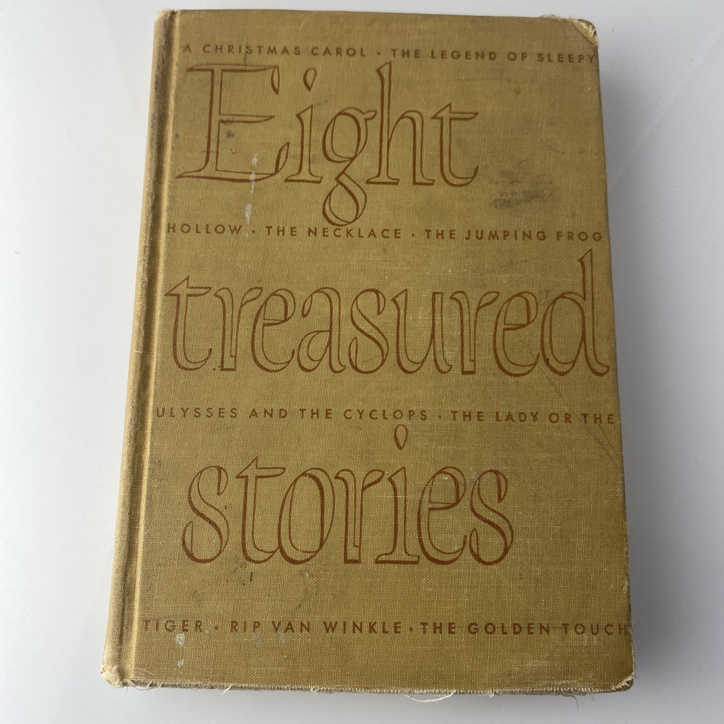 50s Literature Eight Treasured Stories Mary Yost Sandrus Hardcover, 1950 Ex-Lib