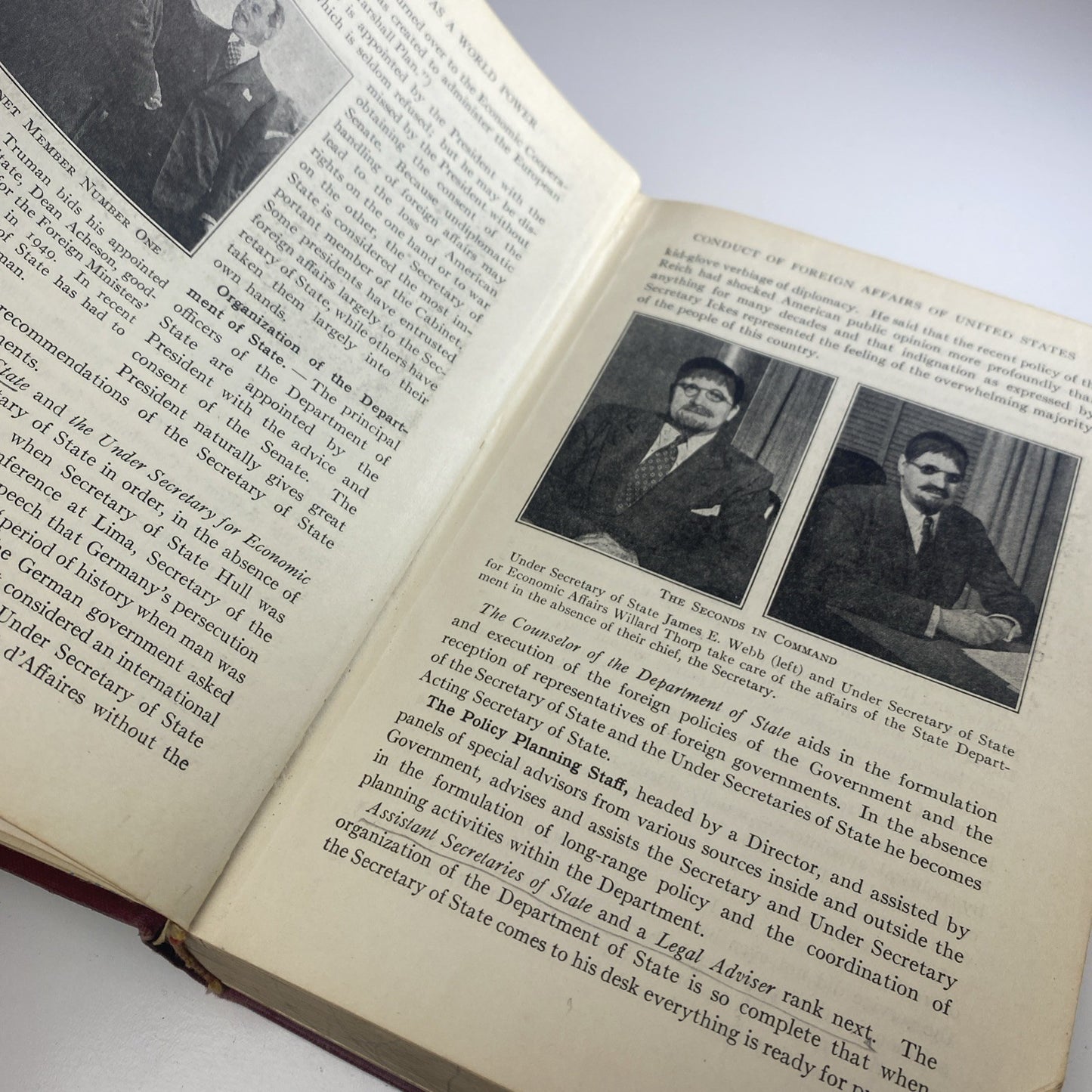 Antique Textbook 1950 National Governments and International Relations Magruder
