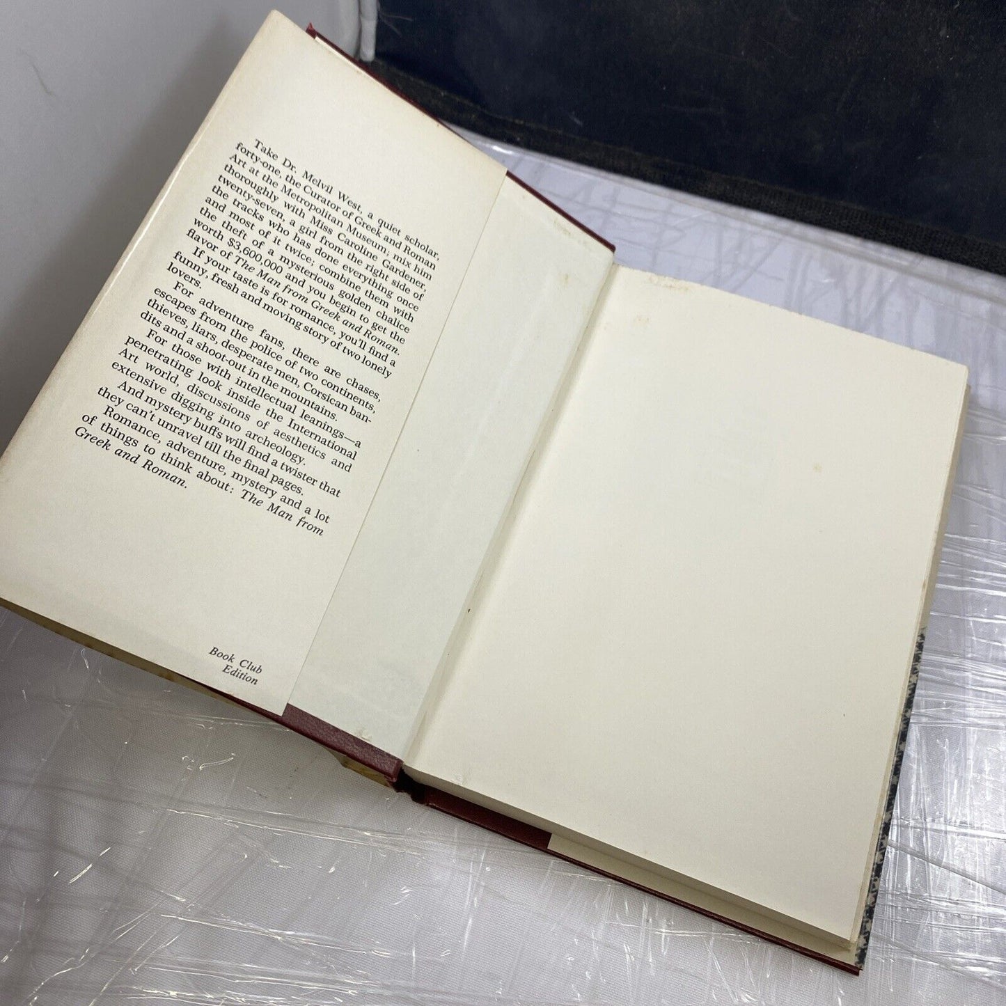 Man from Greek and Roman : BCE A Novel Hardcover James Goldman VTG
