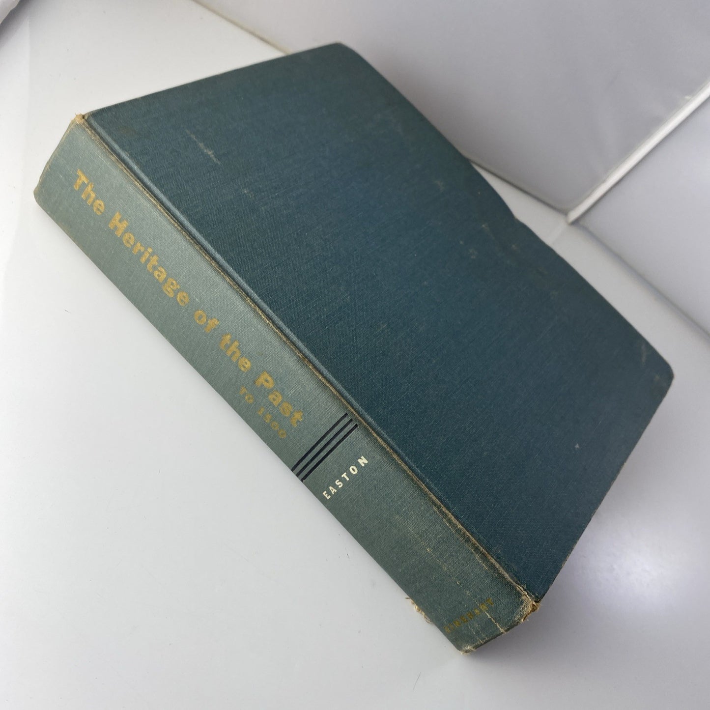 Vintage 50s School History Textbook The Heritage of the Past Easton Heavy Big