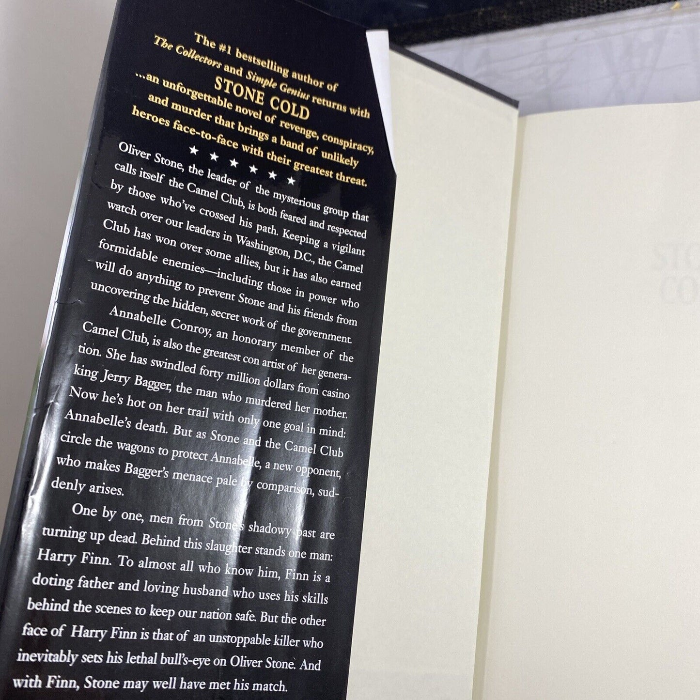 Stone Cold (Camel Club) - Hardcover By Baldacci, David - GOOD