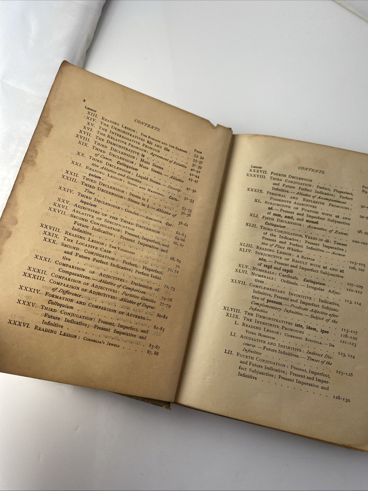 FIRST LATIN BOOK First Year Latin Book by Collar and Daniell 1897 Ginn & Co.