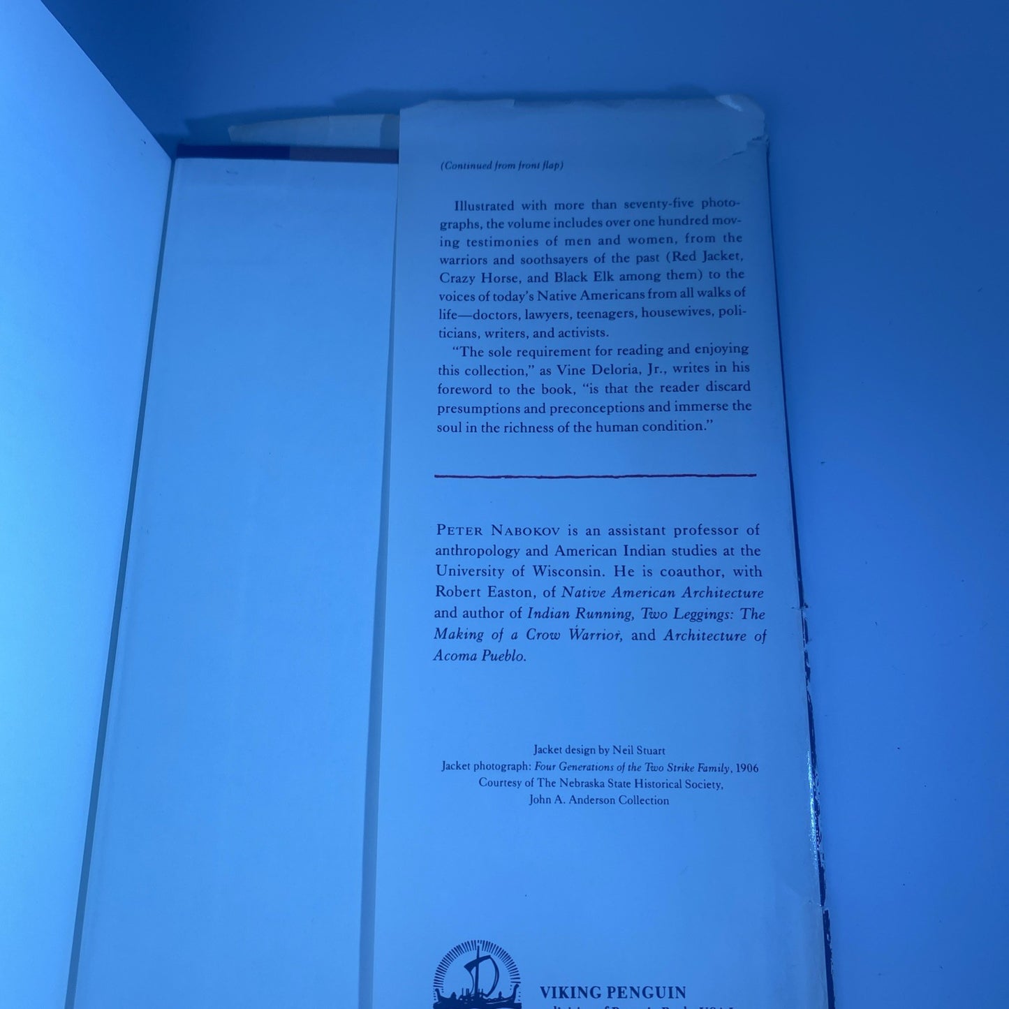 Native American Testimony by Peter Nabokov Chronicle Of Indian-white Relations