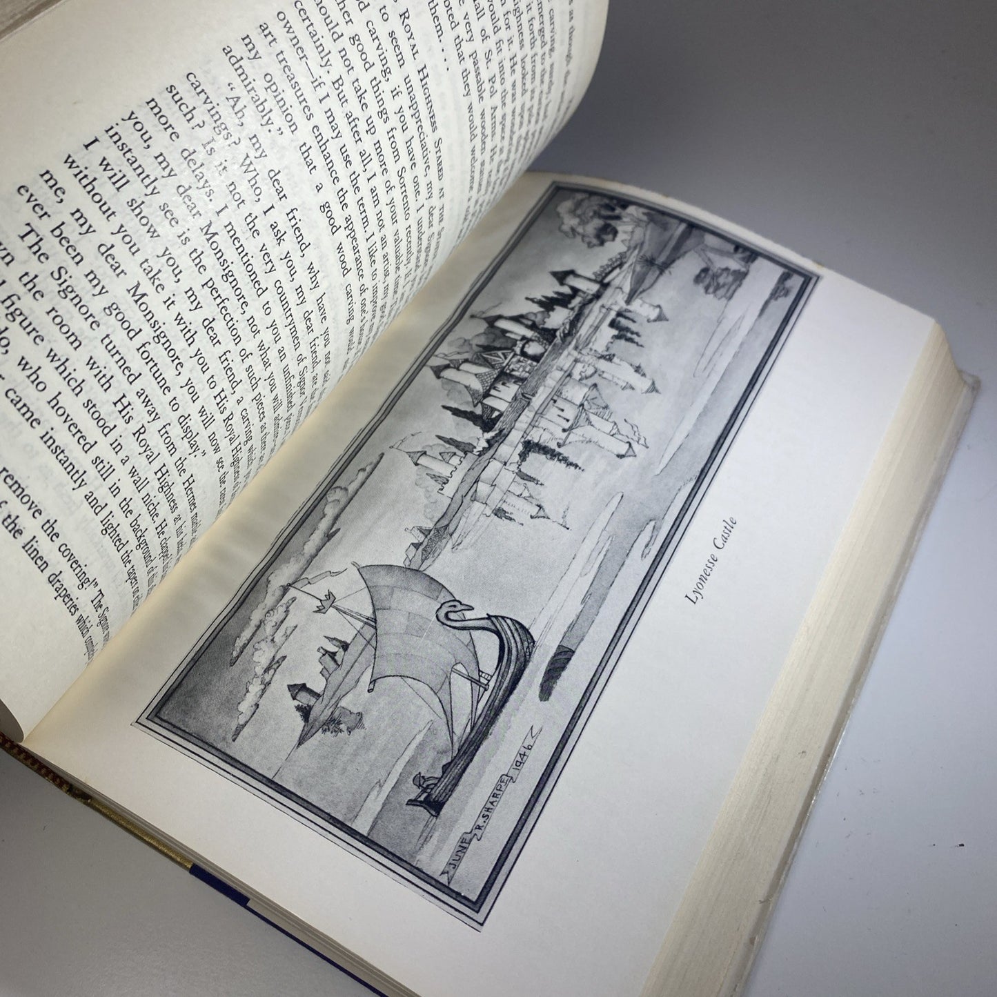 Rare Historical Fiction Tristram of Lyonesse Ruth Collier Sharpe, 1949 Hardcover