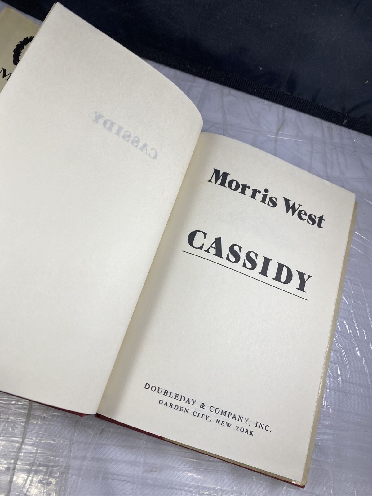 Cassidy by West, Morris Hardcover Book Club Edition Vintage 80s Mystery Clean