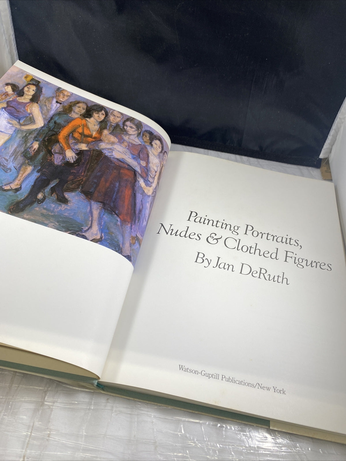 Painting Portraits, Nudes & Clothed Figures, Jan De Ruth, Vintage Nude Art Book