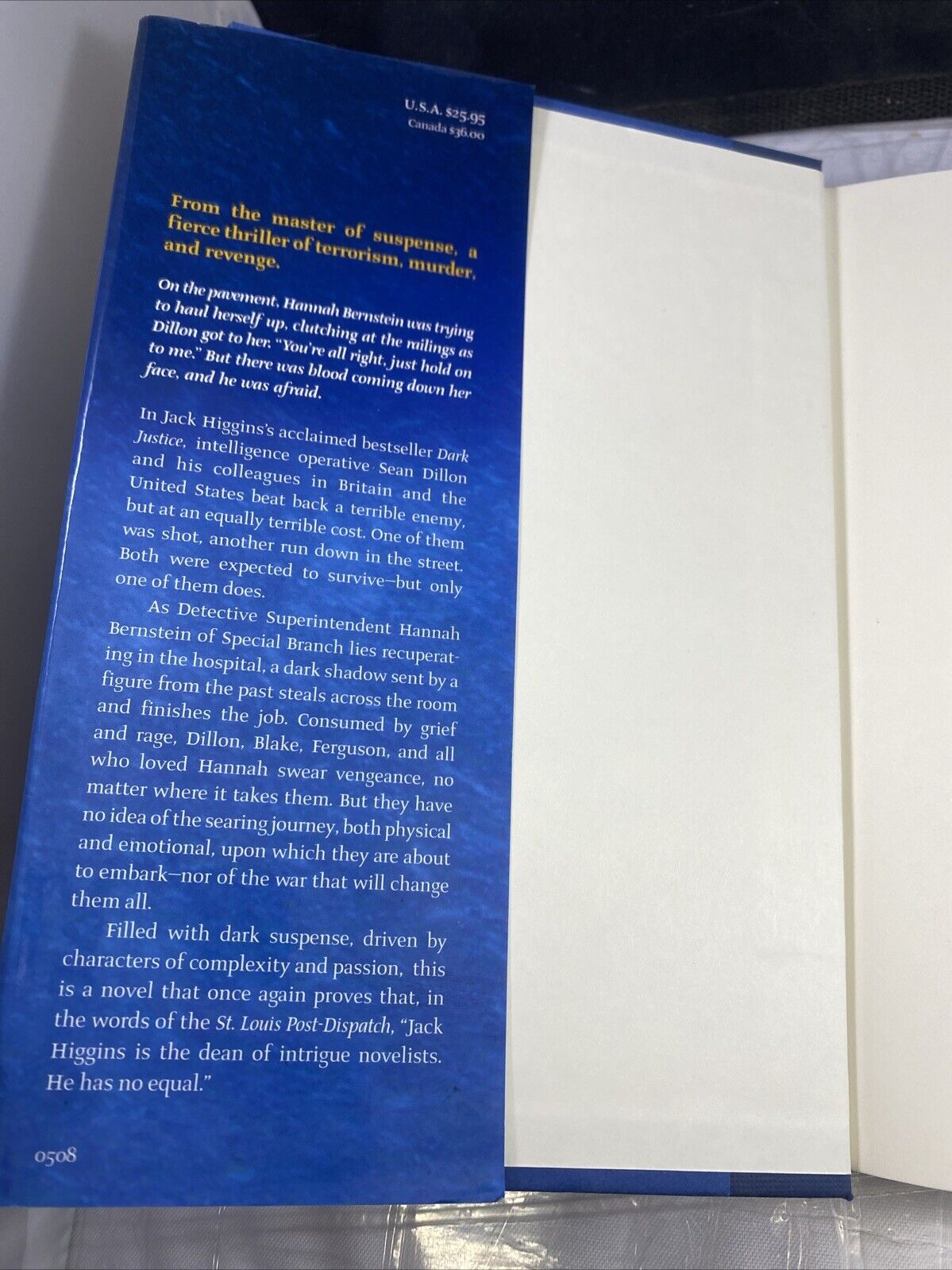 Without Mercy - Hardcover By Higgins, Jack VERY GOOD 1st Edition.