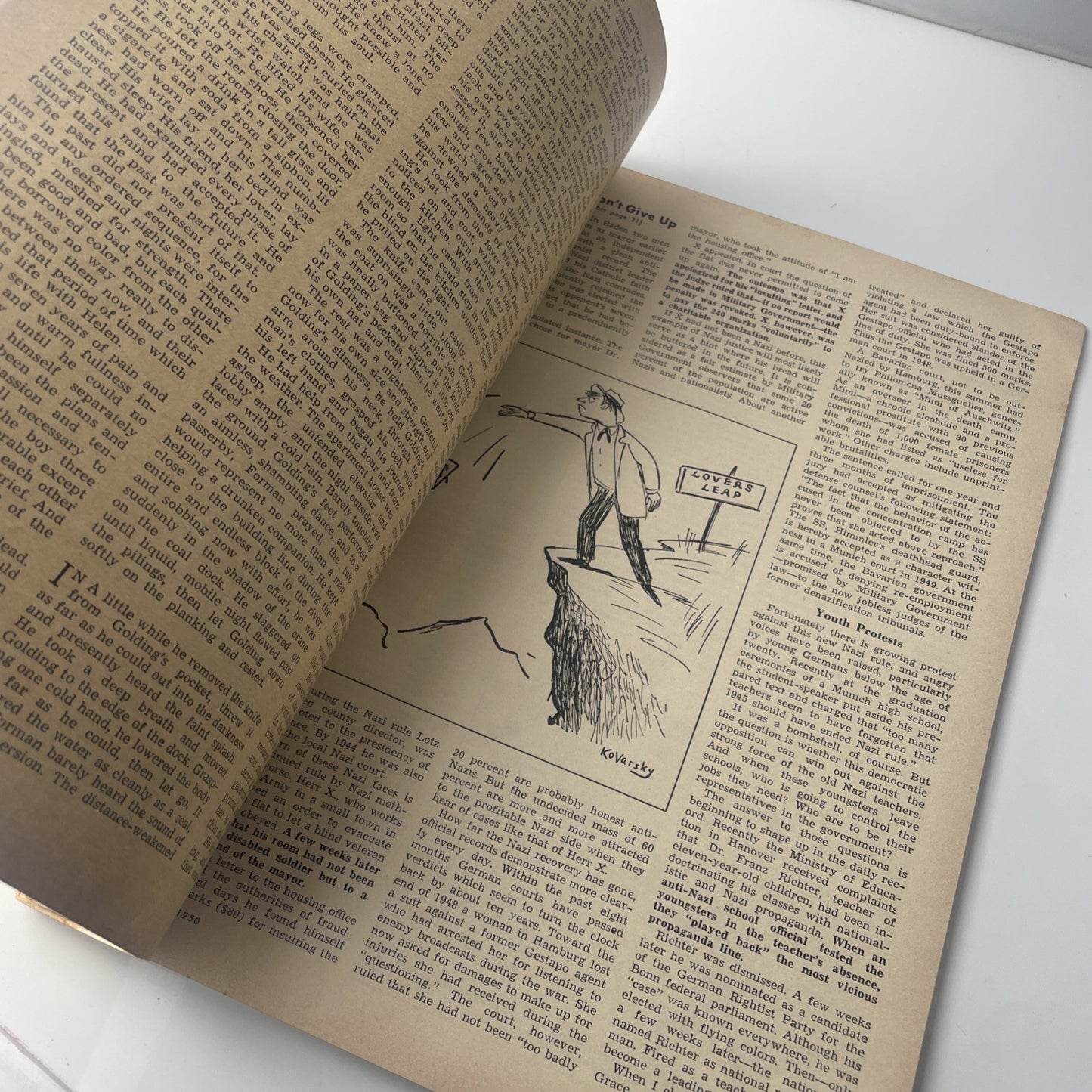 VTG Argosy Magazine January 1950 The Nazi's Won't Give Up Feature, Newsstand