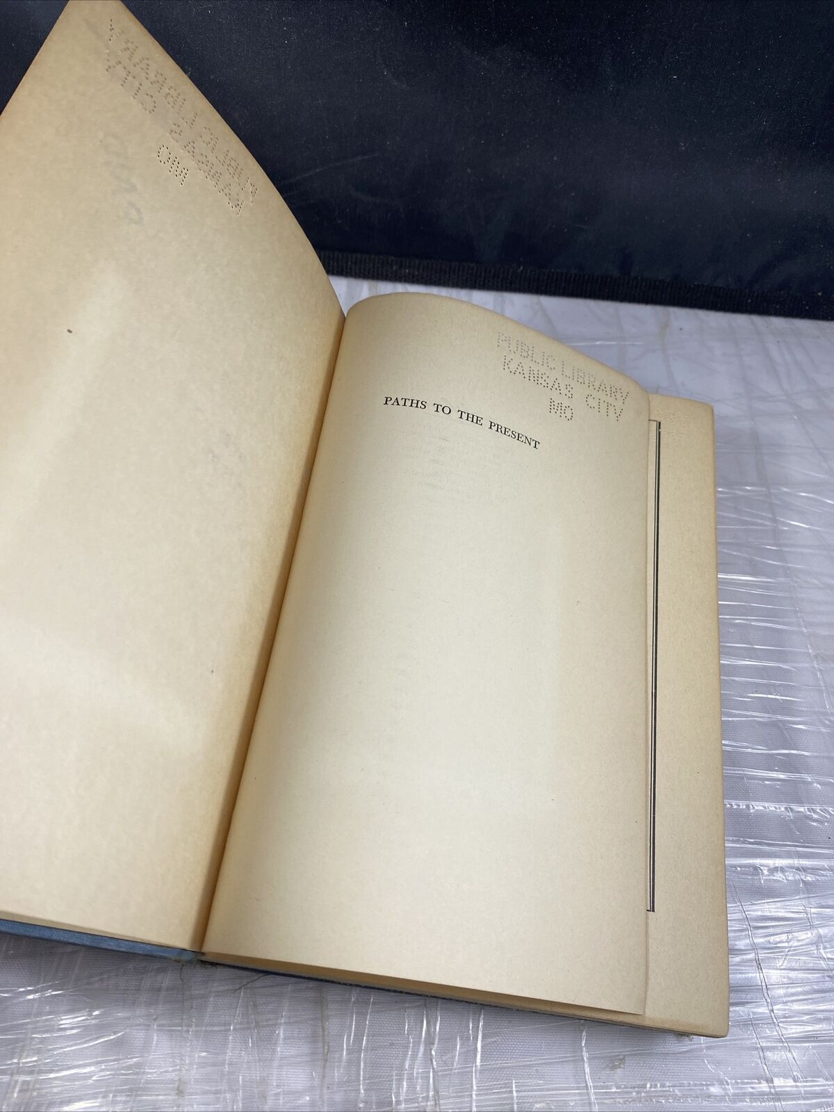 The Paths To The Present HC Book Arthur Schlesinger 1949 Ex Library