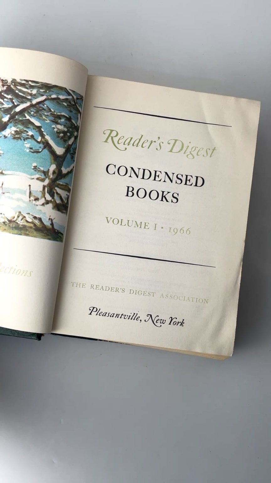 Reader's Digest Condensed Books Volume 1 1966 First Edition Collection