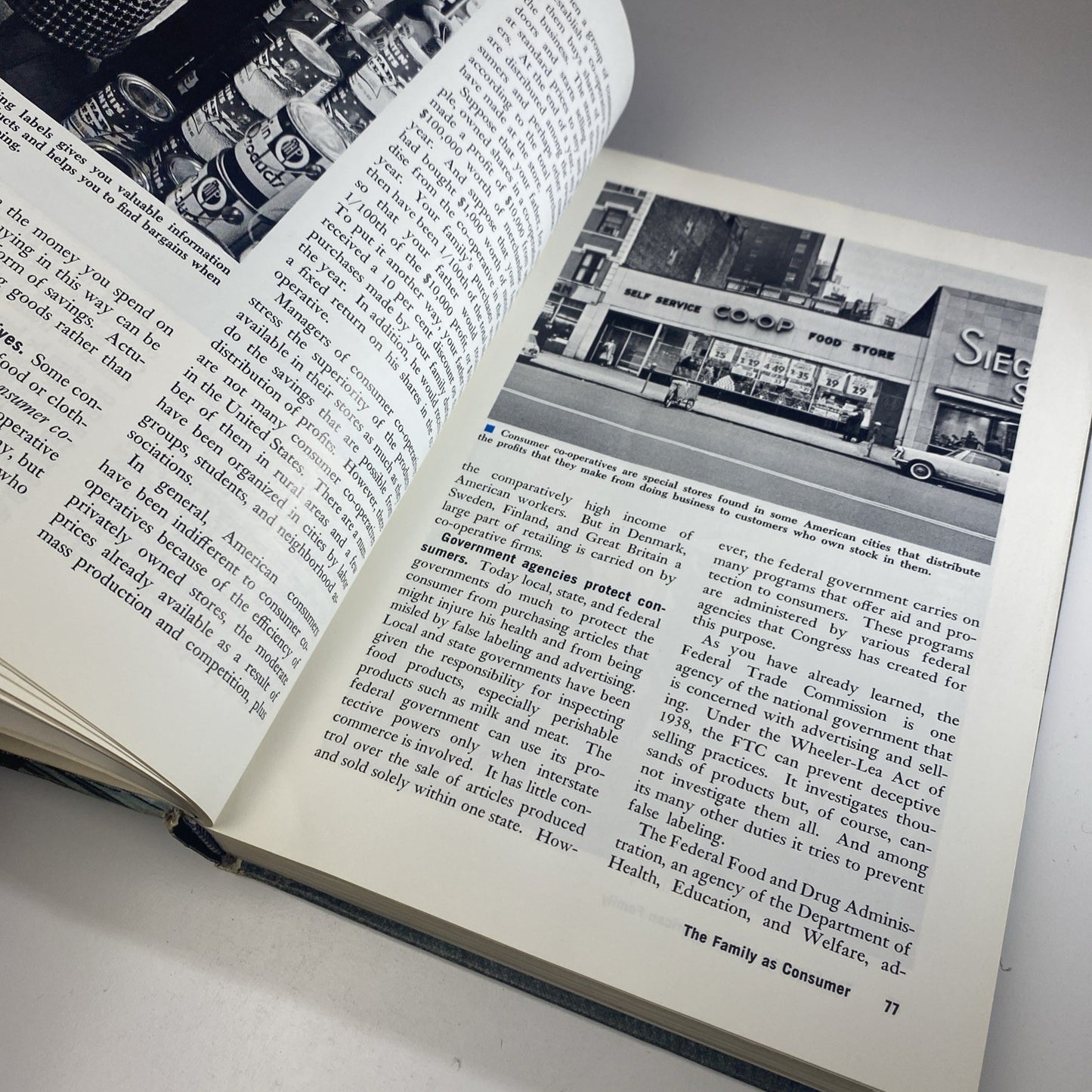 50s 60s Textbook OUR AMERICAN ECONOMY Lindholm and Driscoll Hardcover Book