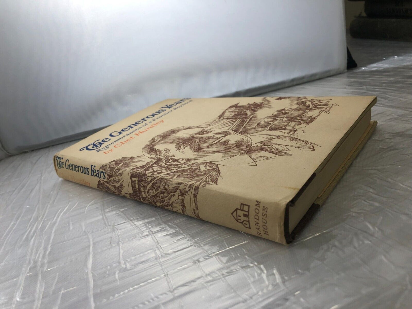 Chet Huntley – The Generous Years – 1968 FIRST Printing HC/DJ Montana VG