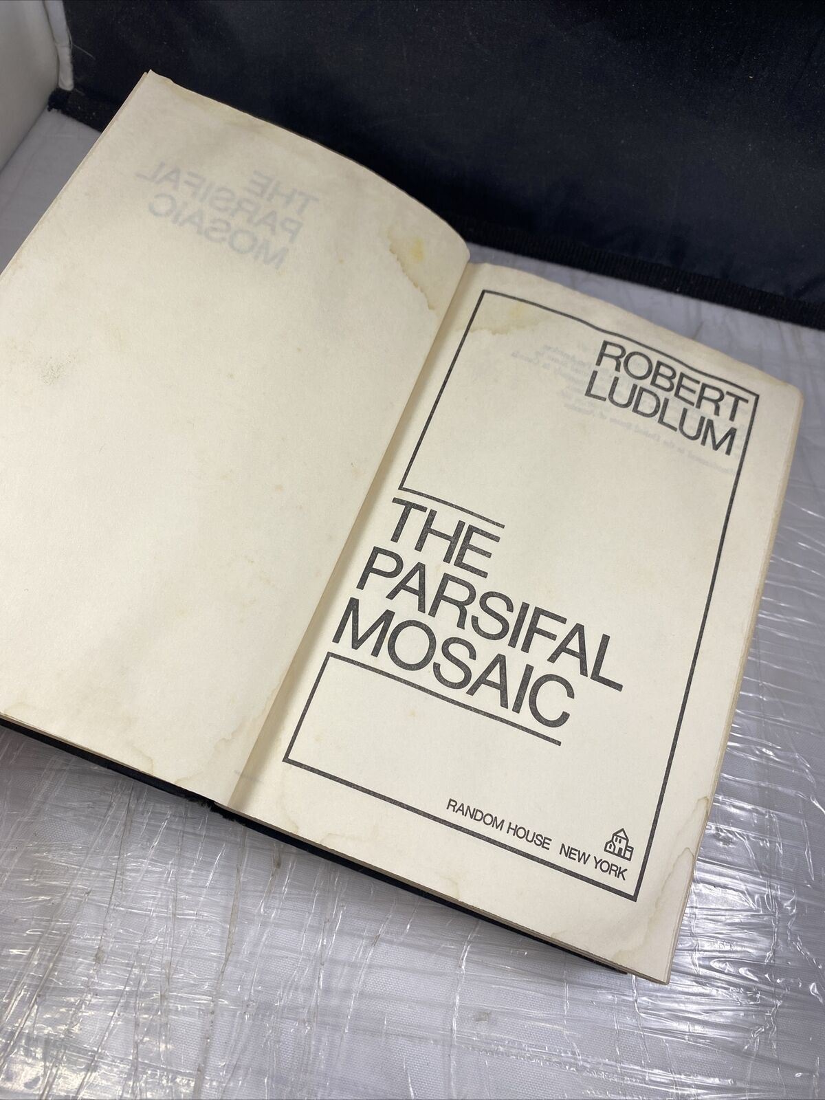 Robert Ludlum hardcover book.The Parsifal Mosaic .